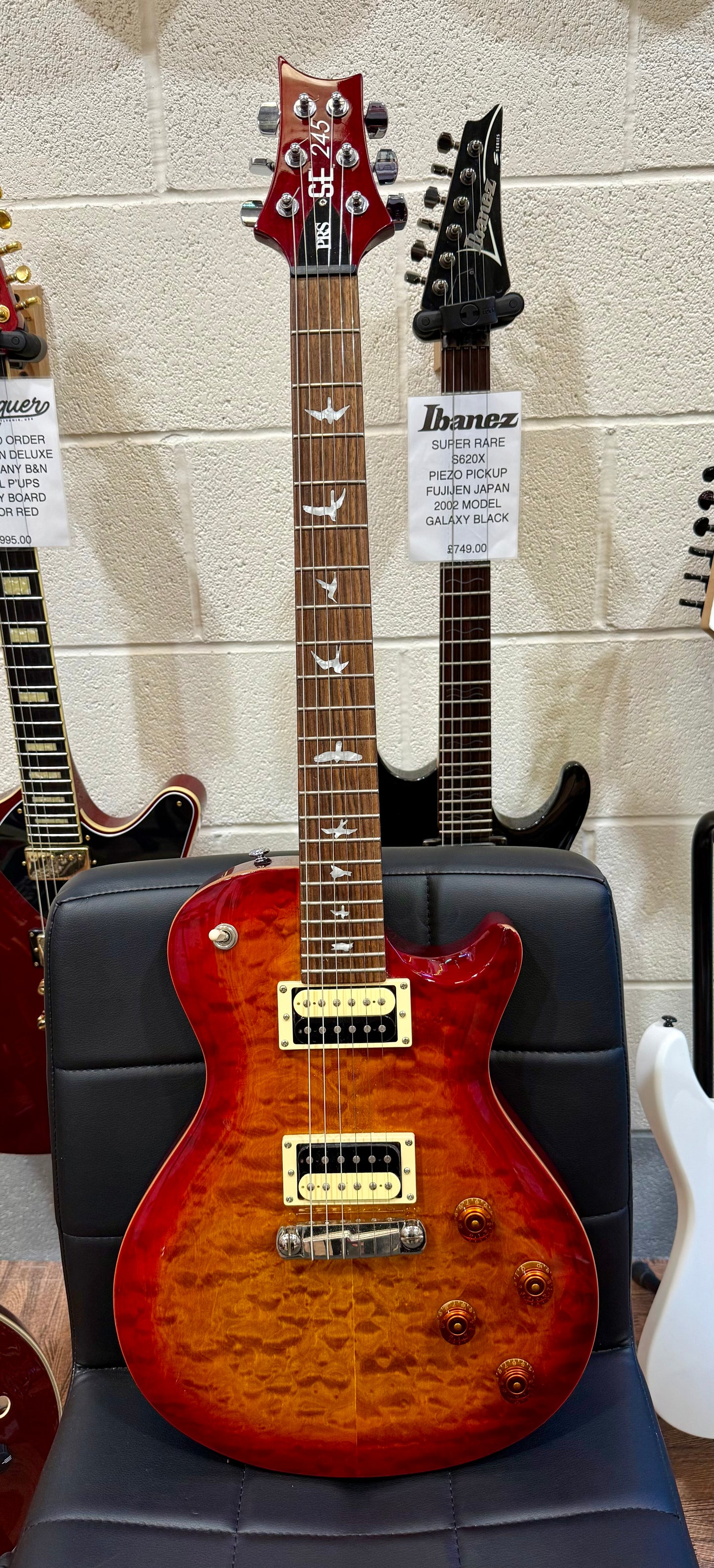 ☀️2012 KOREA☀️ PRS SE 245 Vintage Sunburst~ Limited Edition Quilt Top + Gig Bag!