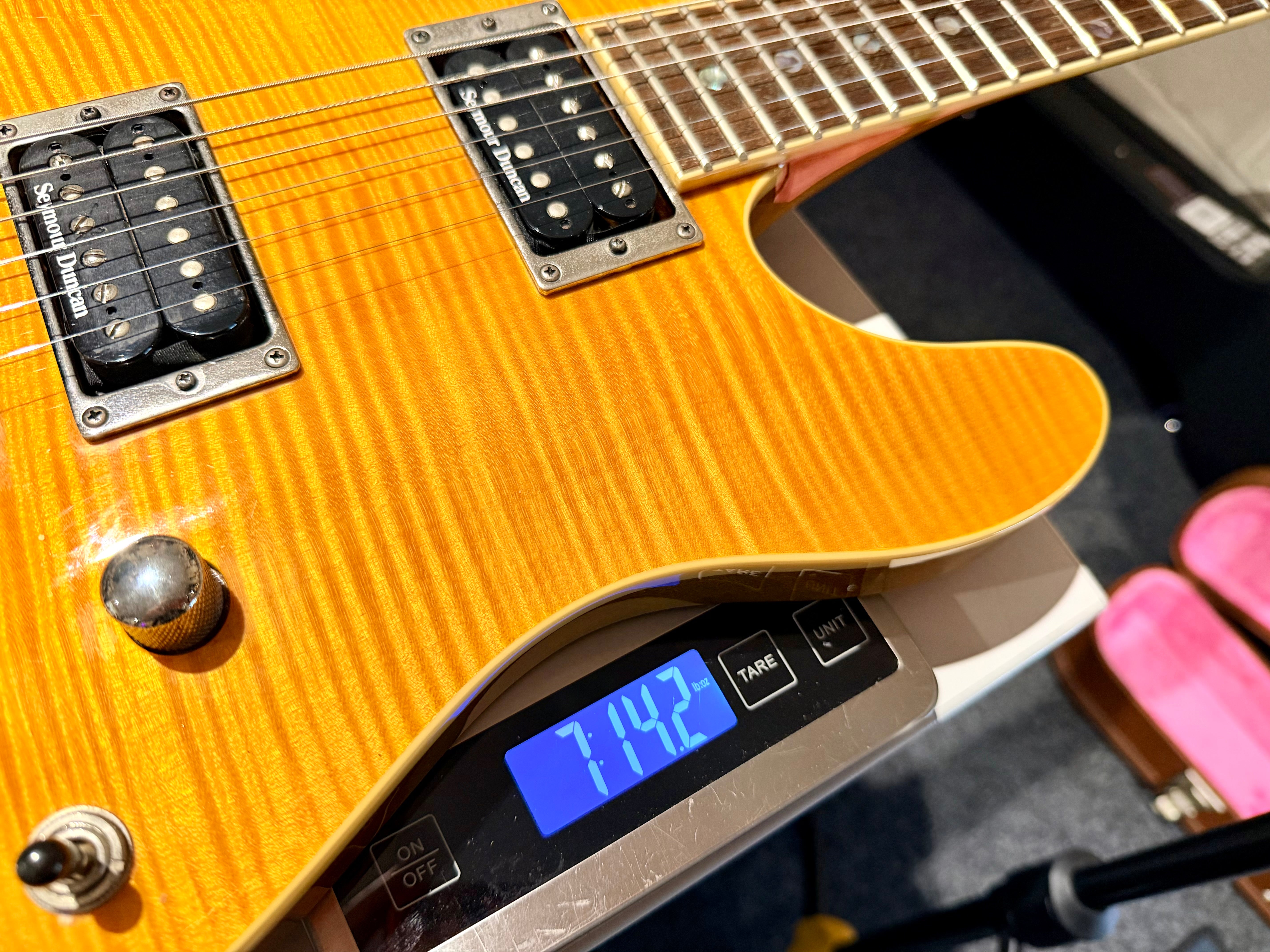 ✨2008 KOREA✨ Fender Special Edition Custom FMT Telecaster HH~ Amber~ SD Pickups