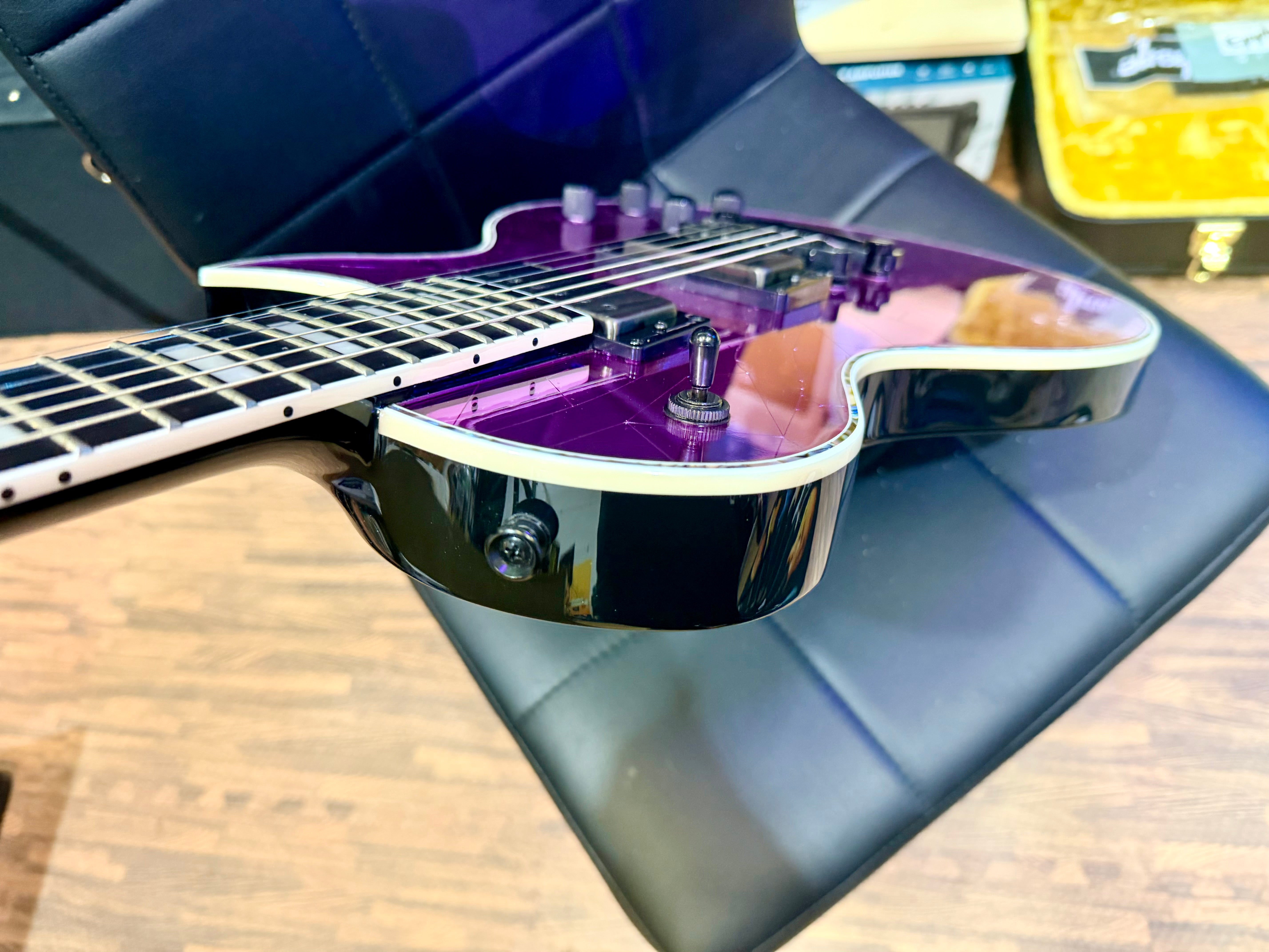π₯2021π₯ Jackson Pro Series Marty Friedman MF-1 Purple Cracked Mirror Signature!