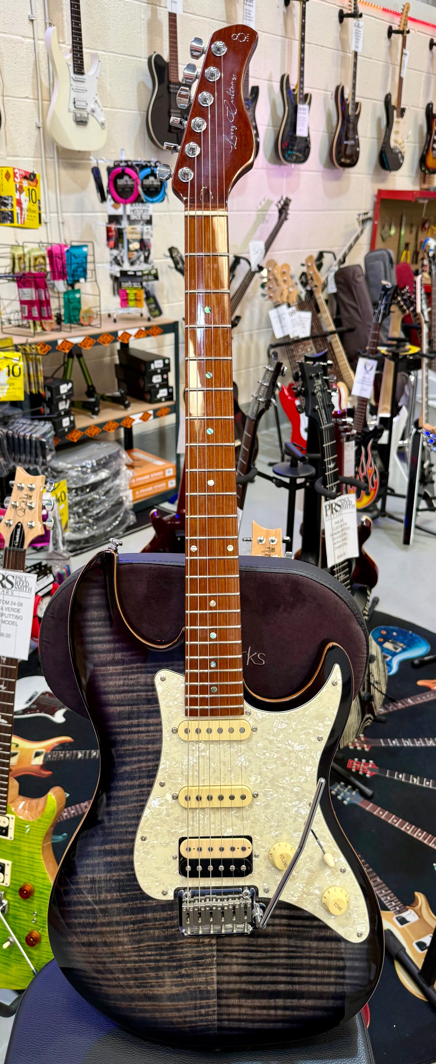 🔥EX DEMO 2024🔥 Sire Larry Carlton S7 FM~ Flamed Maple HSS~ Transperant Black!
