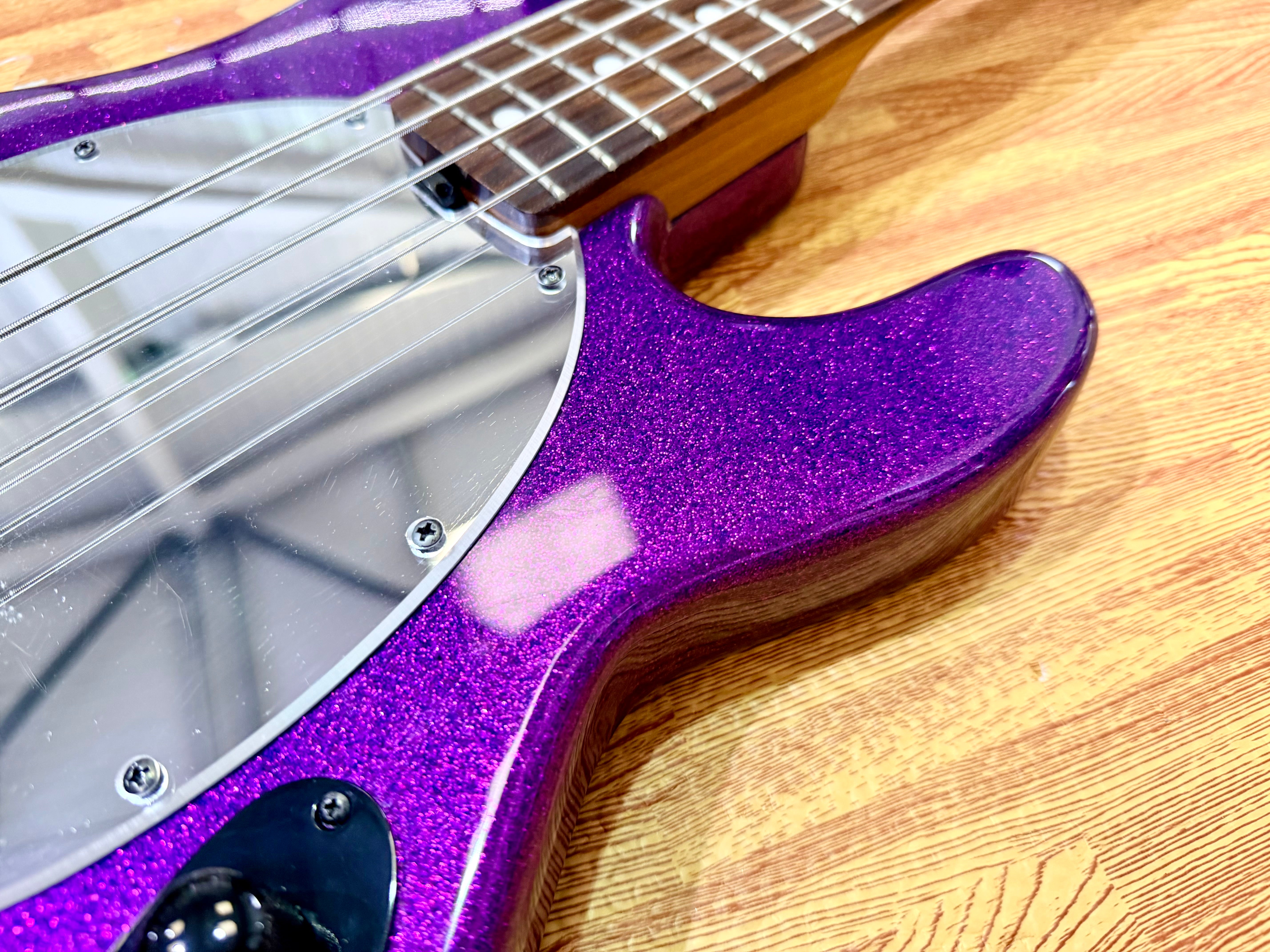 ✨2024✨ Sterling Music Man StingRay RAY34~ Purple Sparkle~ Electric Bass + Bag!