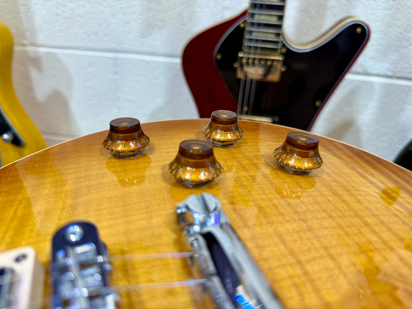 🔥2016 USA🔥 Gibson Les Paul Standard Honeyburst~ AAA Flame~ Hard Case & Candy!