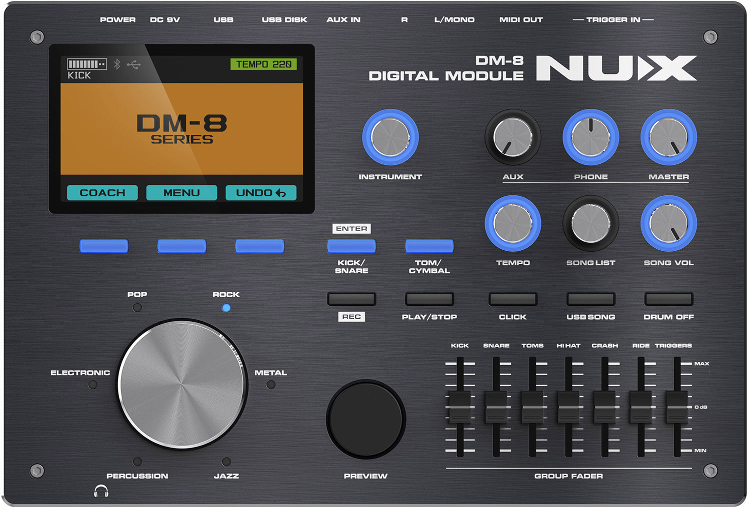 🔥NEW🔥 NU-X DM-8 Digital Drum Kit~ Electronic Drums