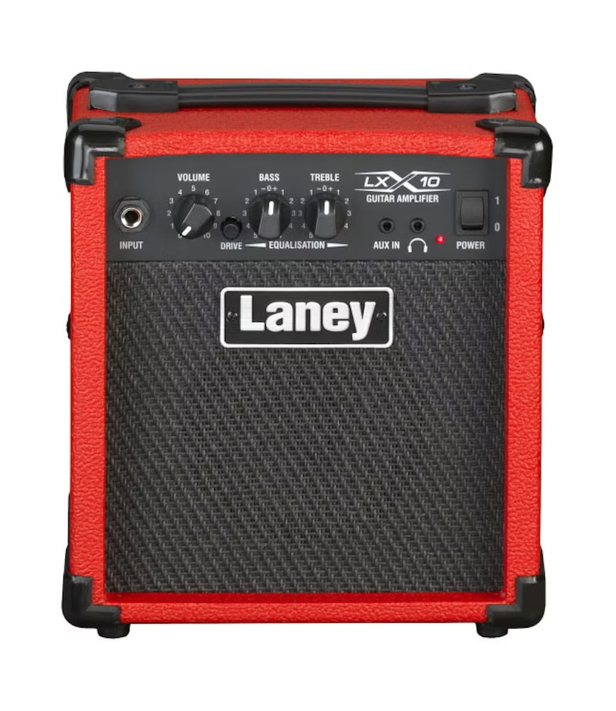 🔥NEW🔥Laney LX Series LX10~ Guitar Combo Practice Amp 10w~ Red