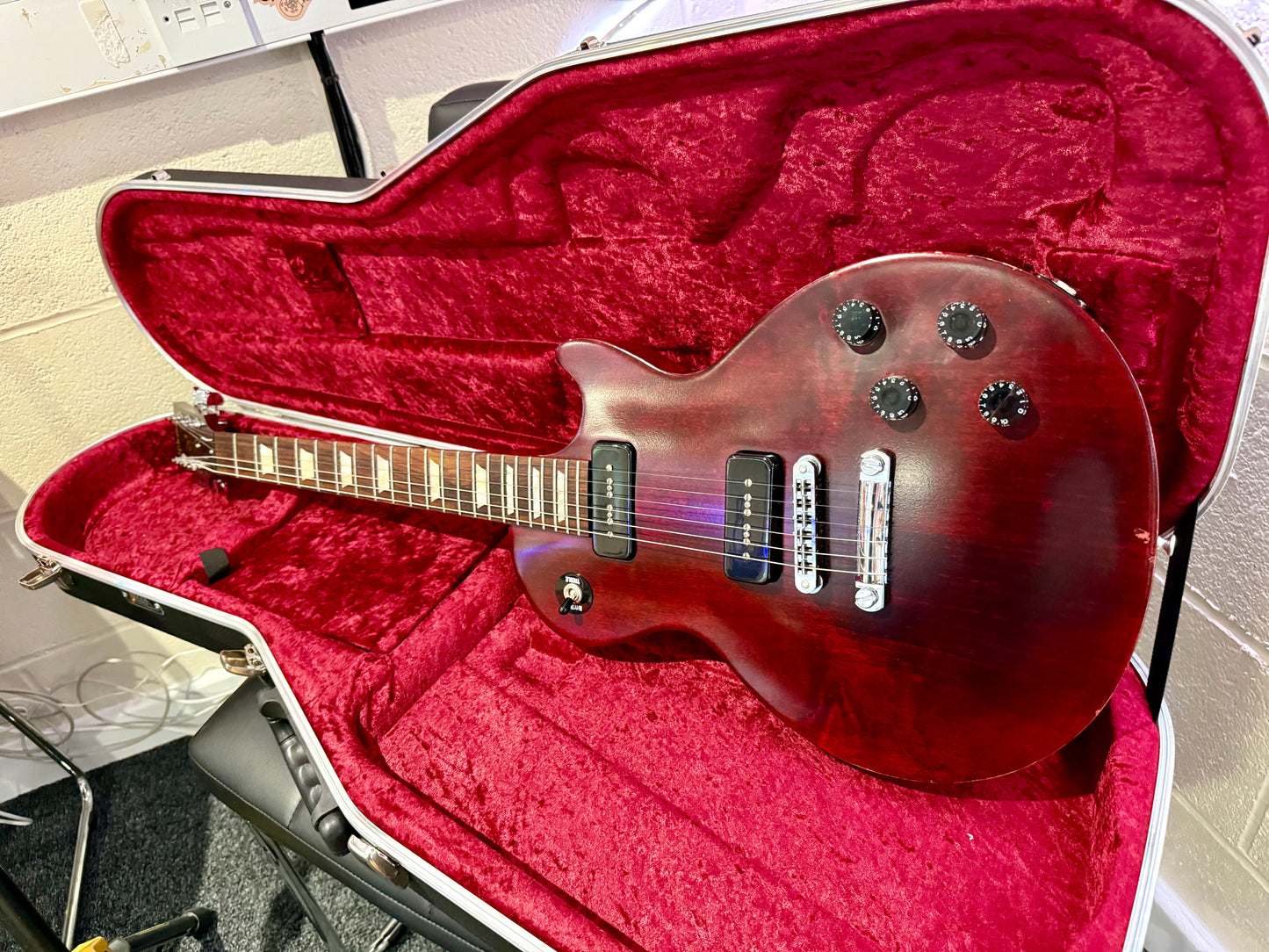 🔥2013 USA🔥 Gibson Les Paul ‘50s Tribute~ Wine Red~ Hiscox Hard Case~ P90 P’ups