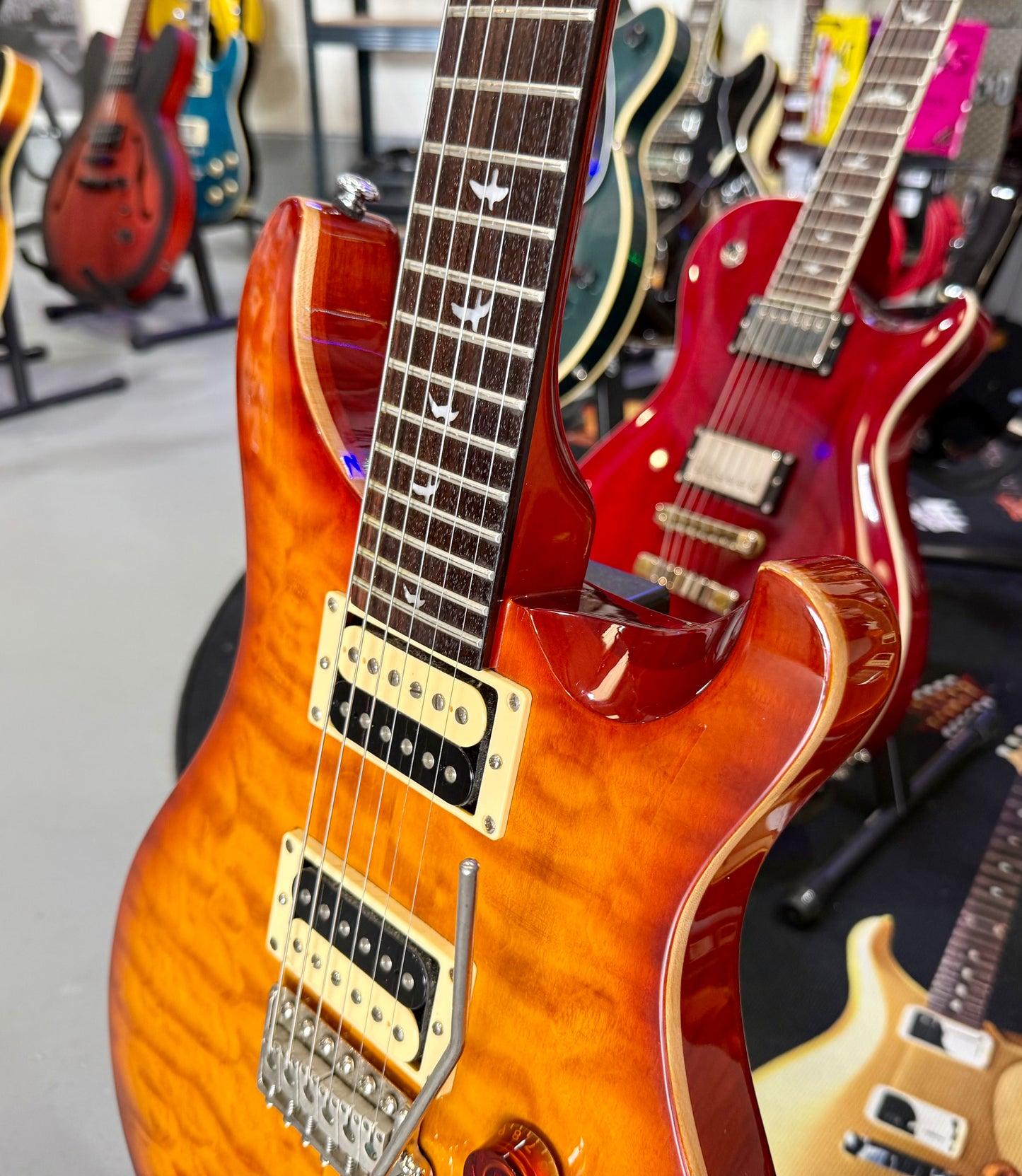 ๐ 30th Anniversary Ltd Edition ๐ PRS SE Custom 24~ Vintage Sunburst Quilt Top!