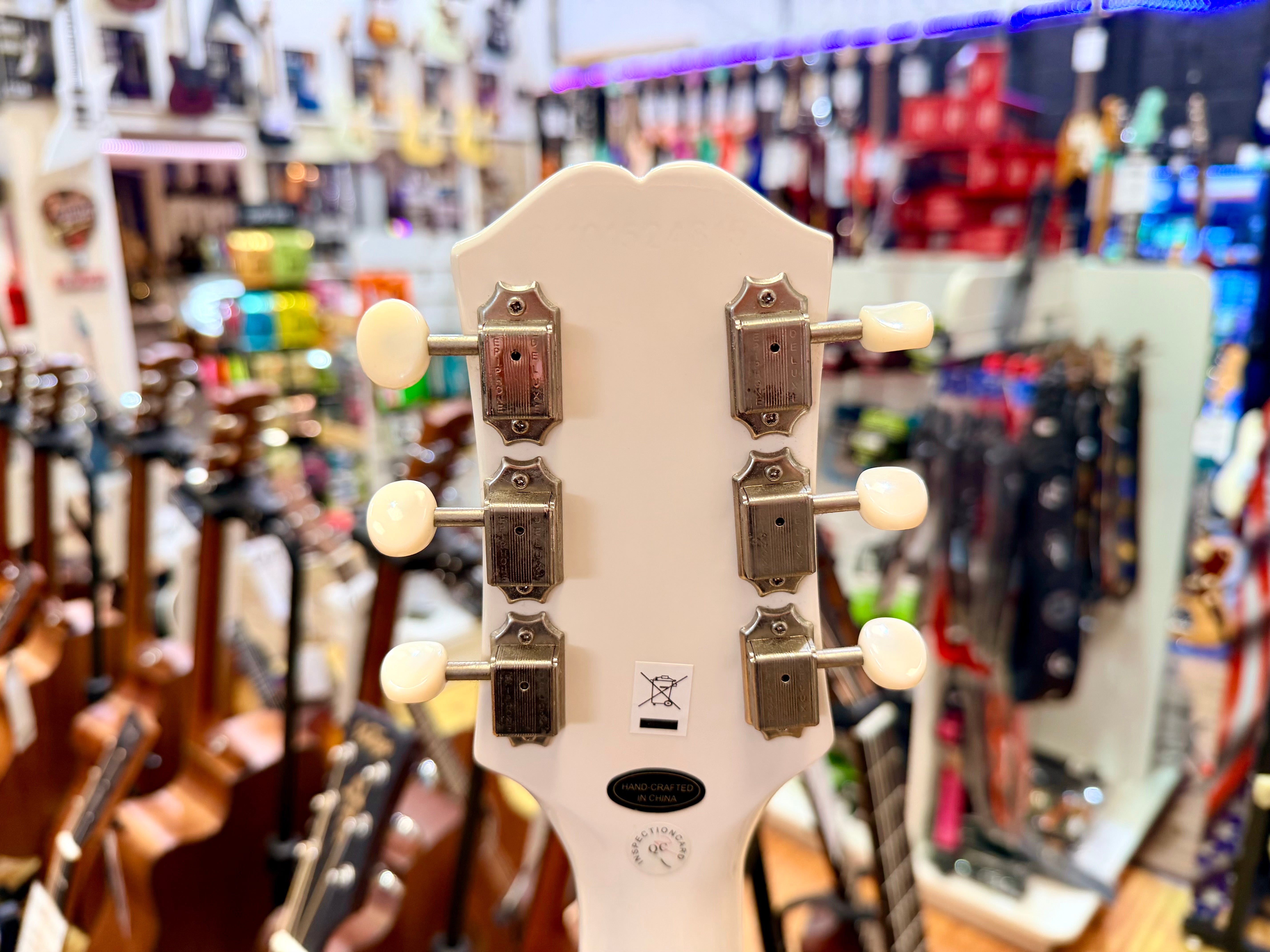 ✨2024✨ Epiphone Crestwood Custom Tremotone Polaris White~ Mini Humbuckers!