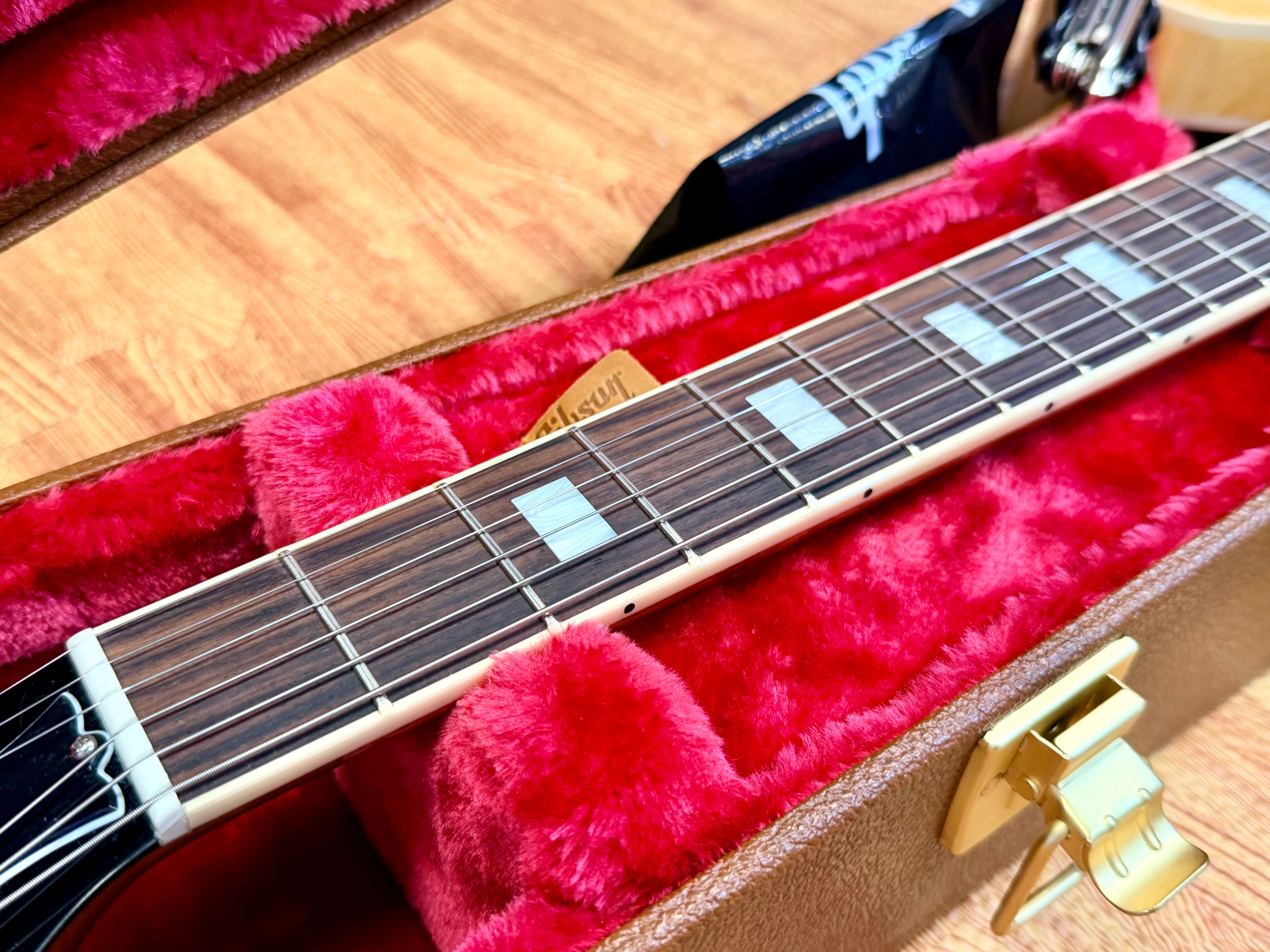 ✨MINT✨ Gibson ES-335 Figured Antique Natural~ Ex-Demo Semi-Hollow + Hard Case!