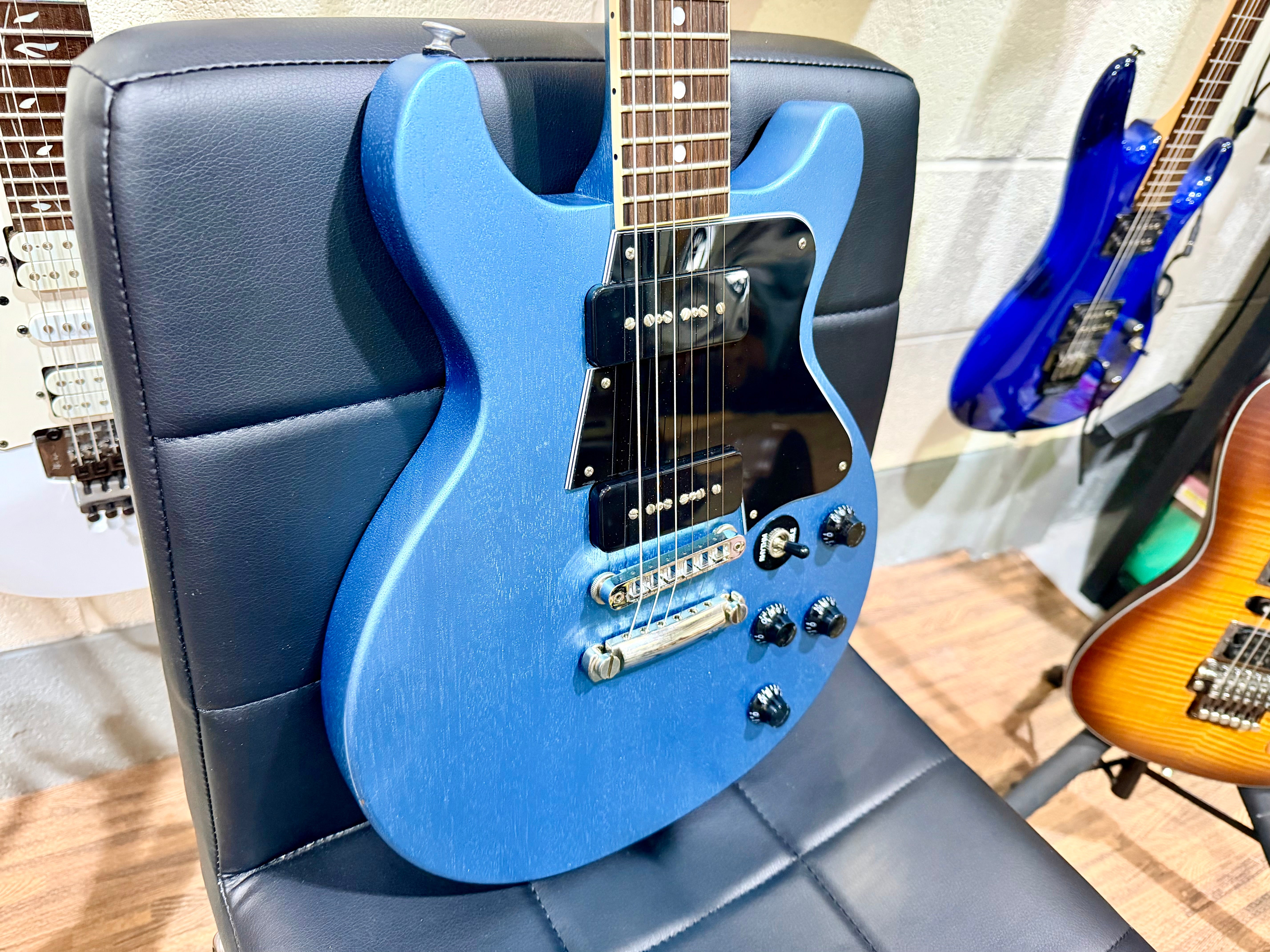 π Gibson Artist Series~ Rick Beato DC Les Paul Special Double-Cut~ Blue Mist π