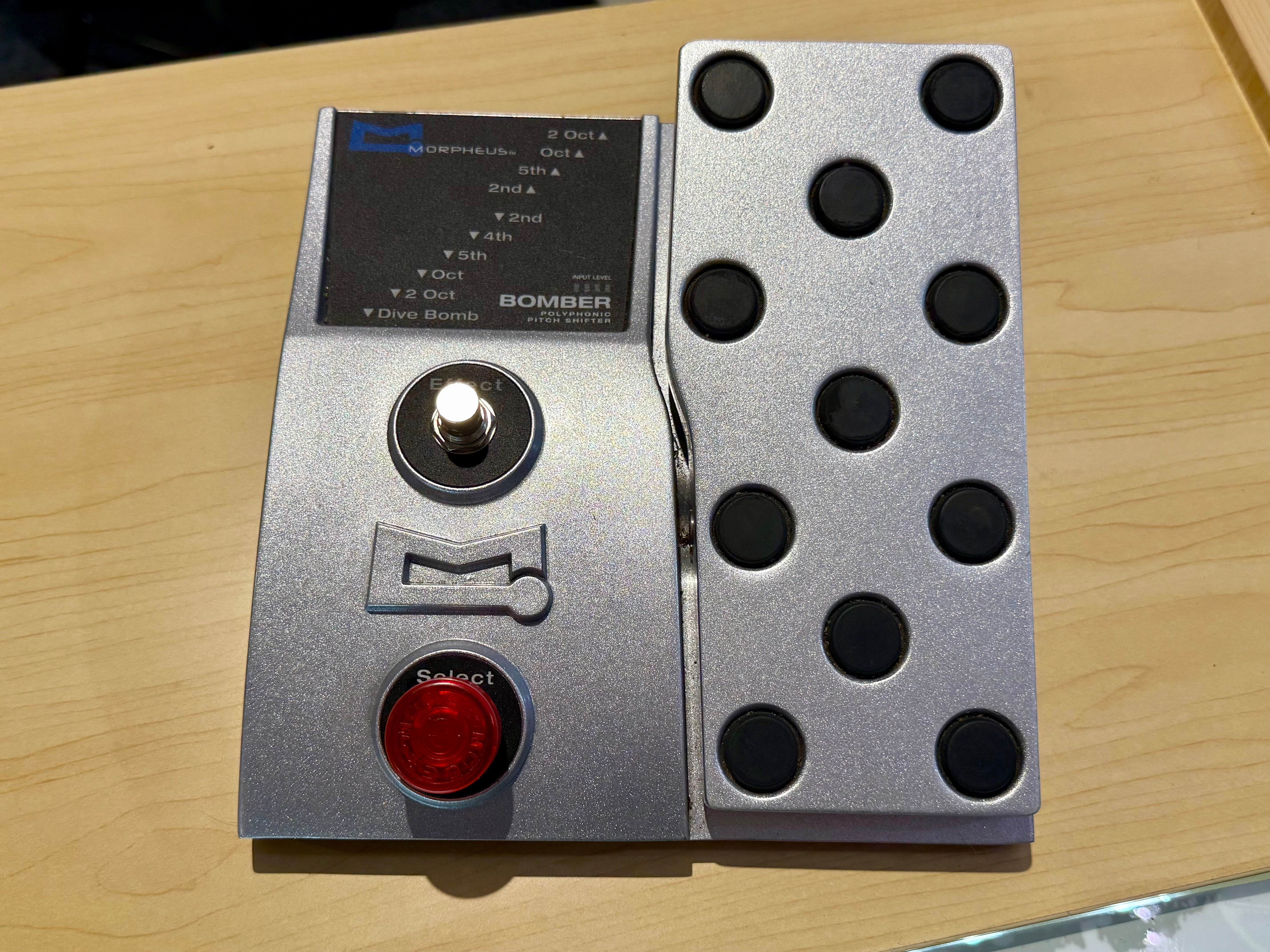 🎸RARE🎸 Morpheus Bomber Pedal~ Pitch Shifting Guitar Effects Unit~ Shifter!