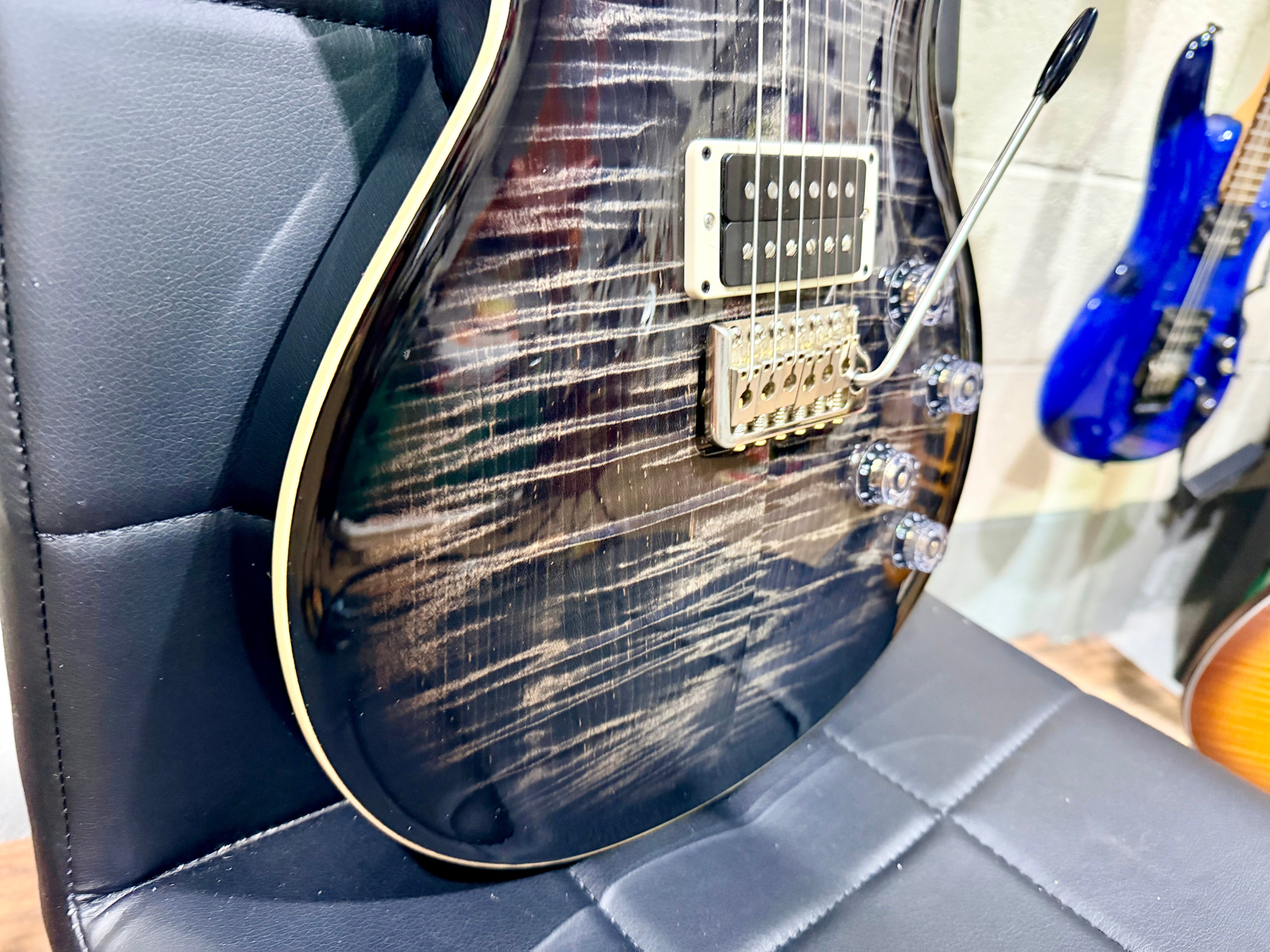 π₯2020π₯ PRS Mark Tremonti Signature USA Charcoal Contour Burst~ Case & Docs!