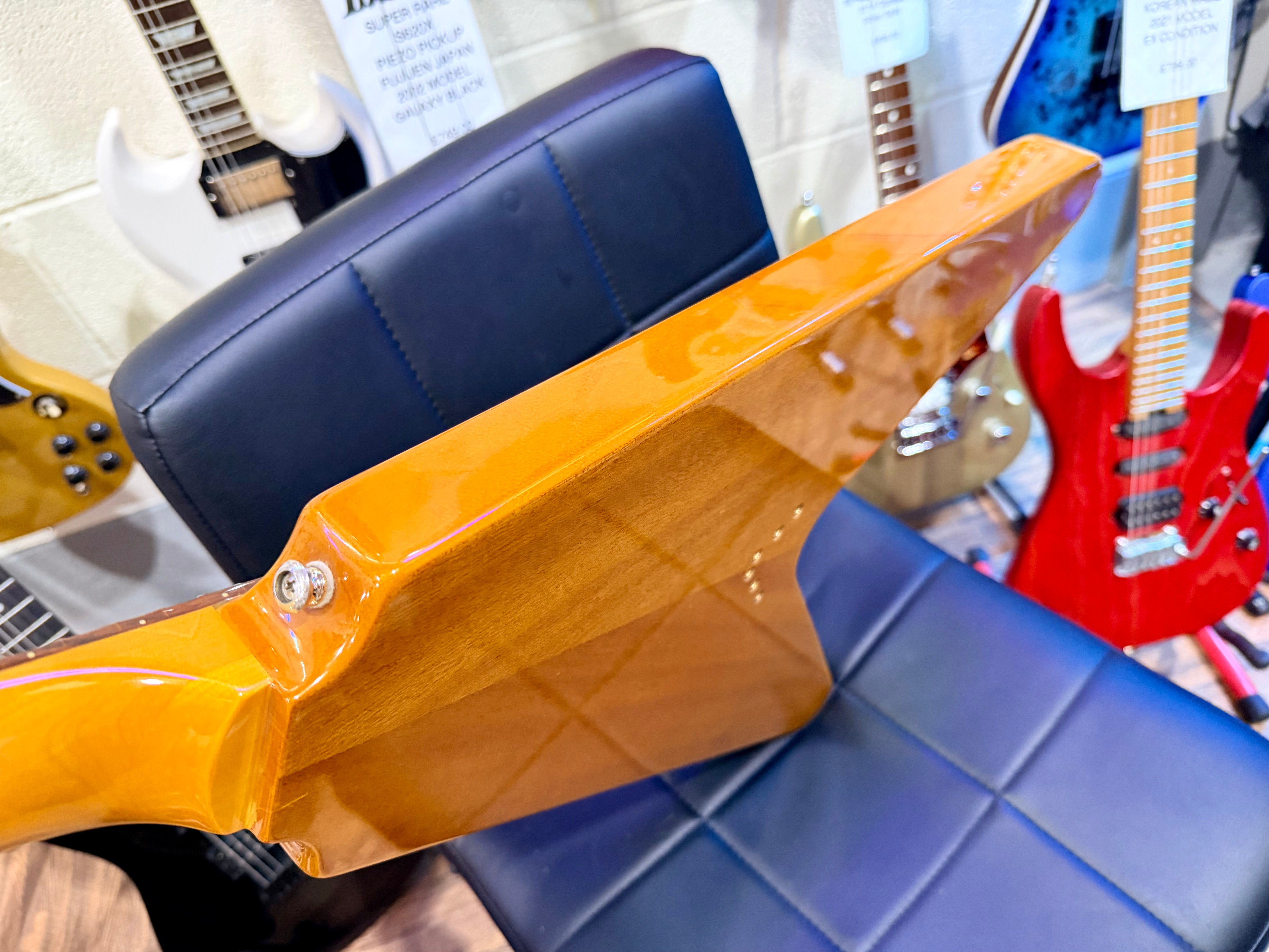 🔥2003 RARE🔥 Epiphone Korina Flying V ’58 Reissue~ Unsung Korea + Flight Case!