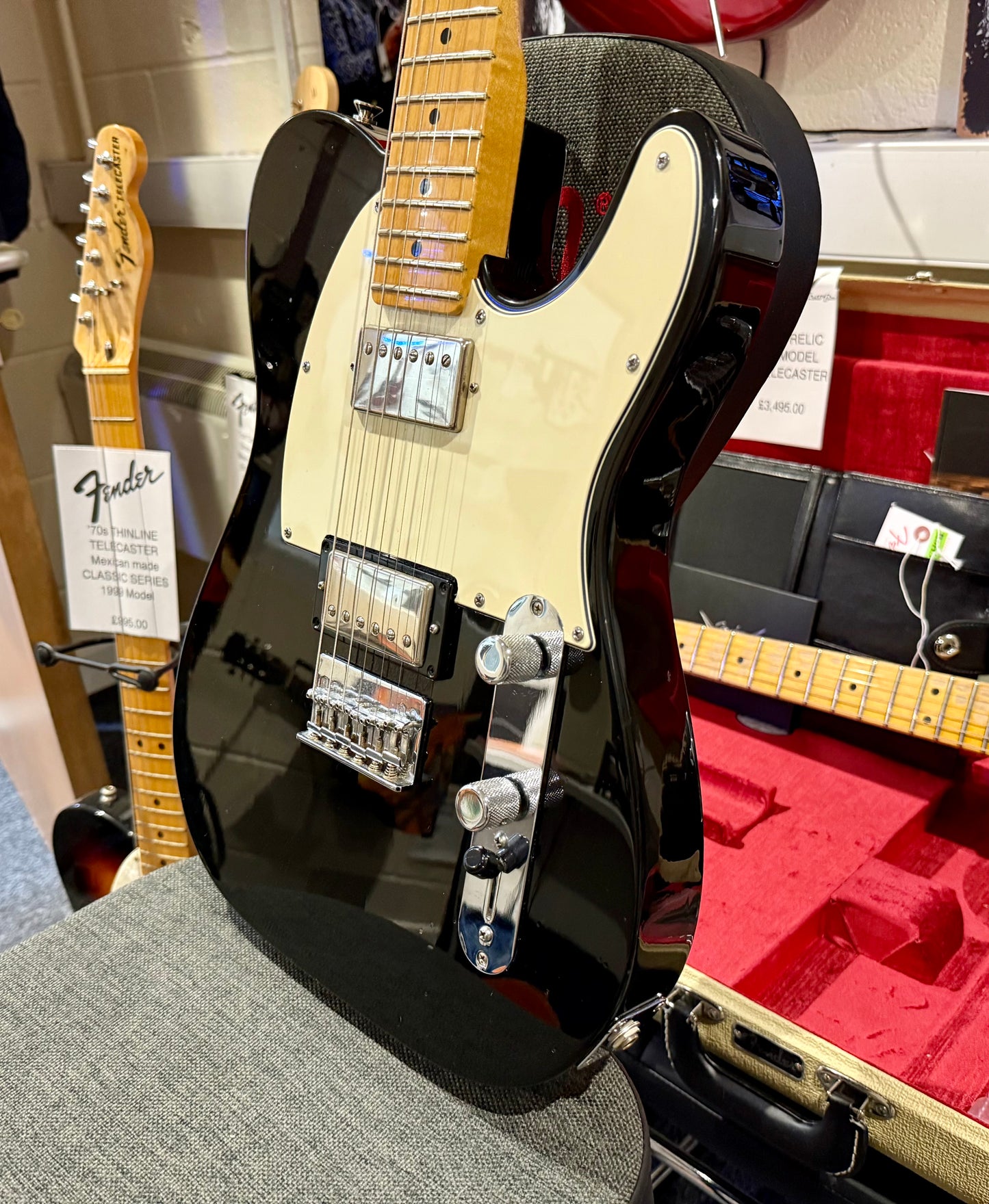 ๐2012๐ Fender Telecaster Blacktop HH Mexican Tele~ Humbuckers~ Gloss Black!