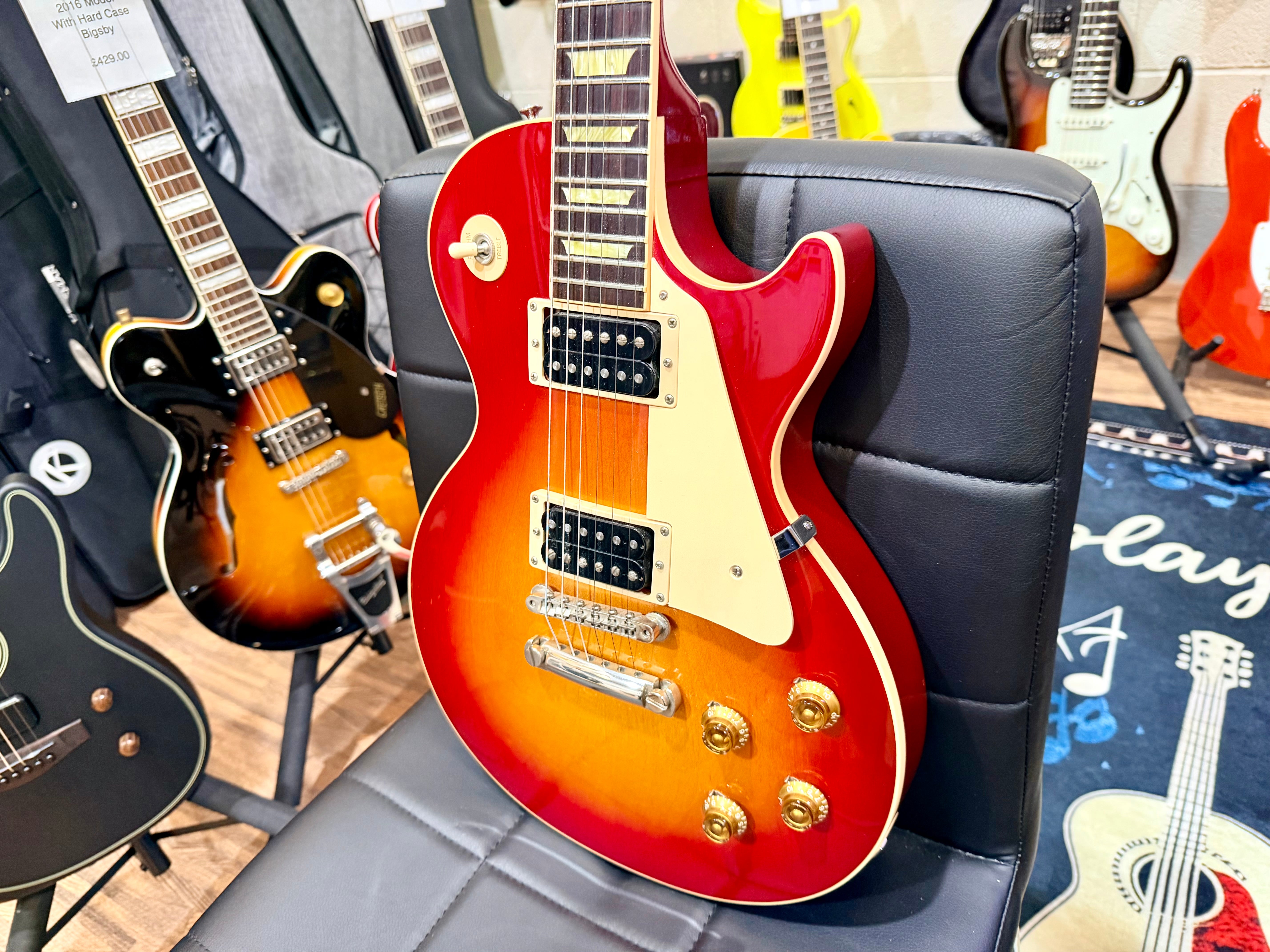 🔥2000🔥 Gibson Les Paul Classic 1960 Reissue~ USA~ Cherry Sunburst + Hard Case!