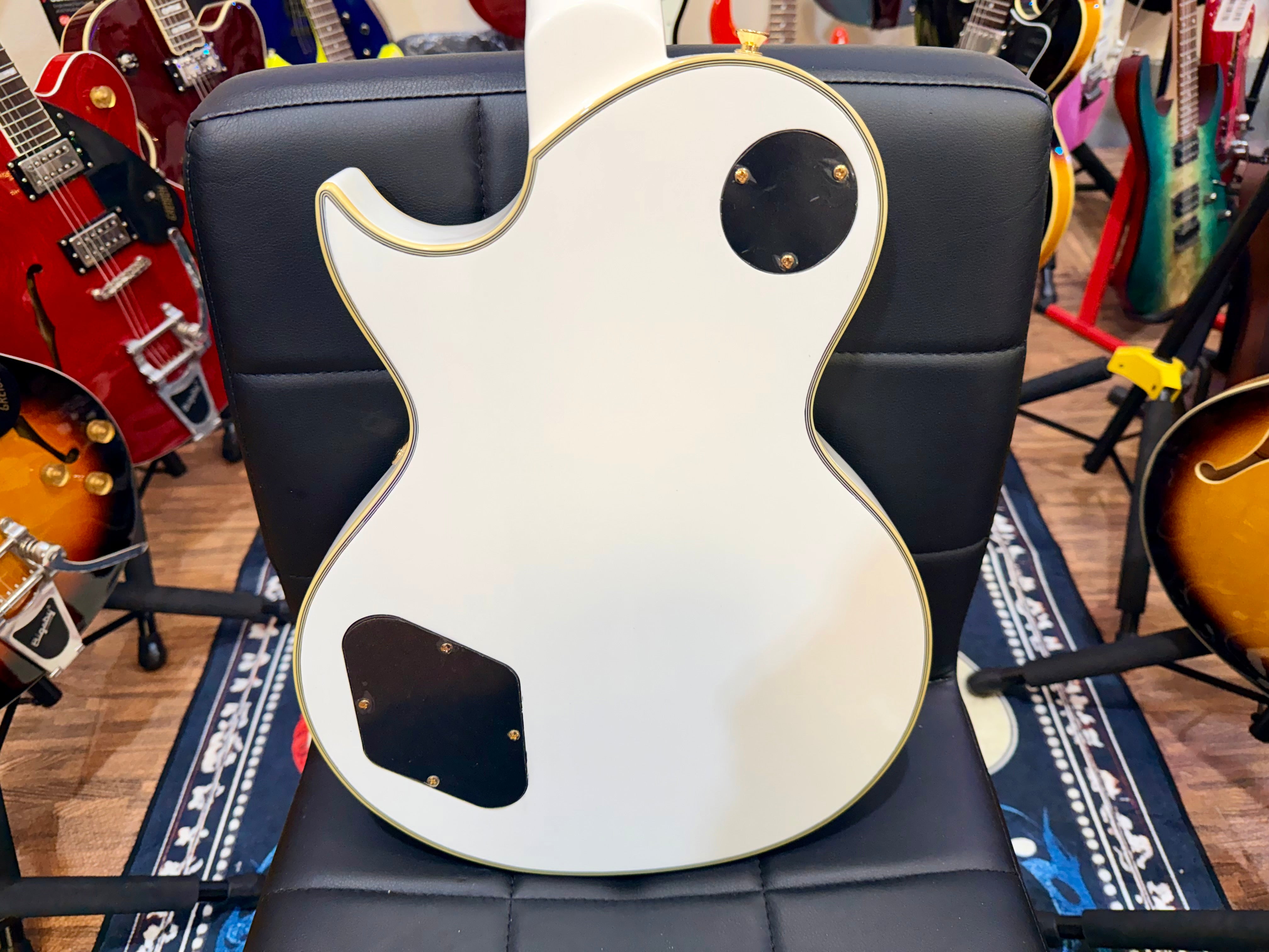 🔥NEW🔥 Vintage V100 ReIssued Electric Guitar – Arctic White Les Paul V100AW!