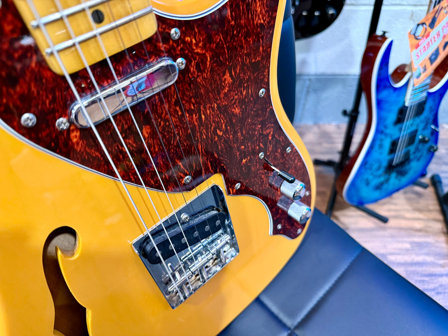 ๐2016๐ Tokai Breezysound ATE60 TL Thinline Telecaster~ Butterscotch + Case!