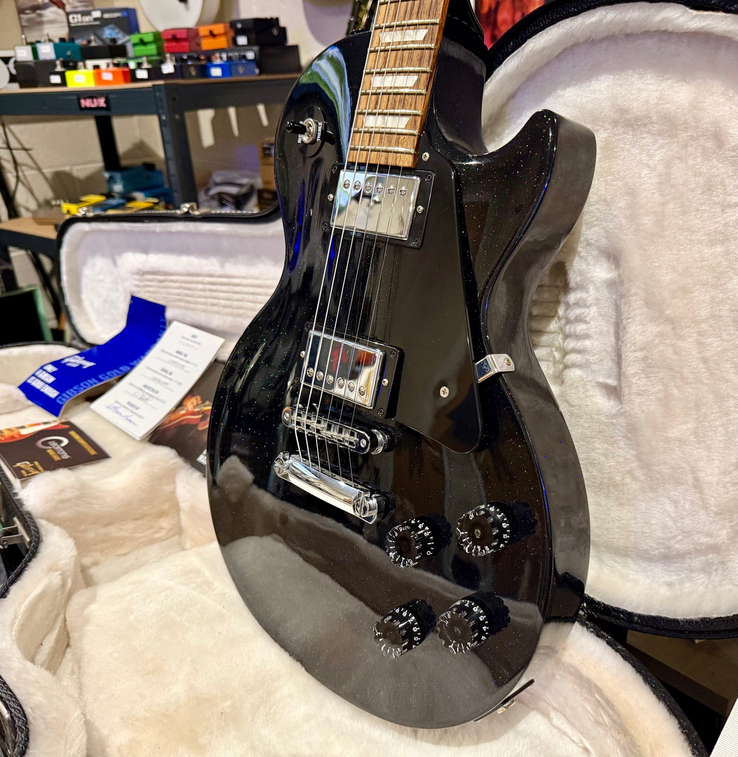 ✨120th ANNIVERSARY ✨ Gibson Les Paul Studio Pro Graphite Pearl Sparkle~USA 2014