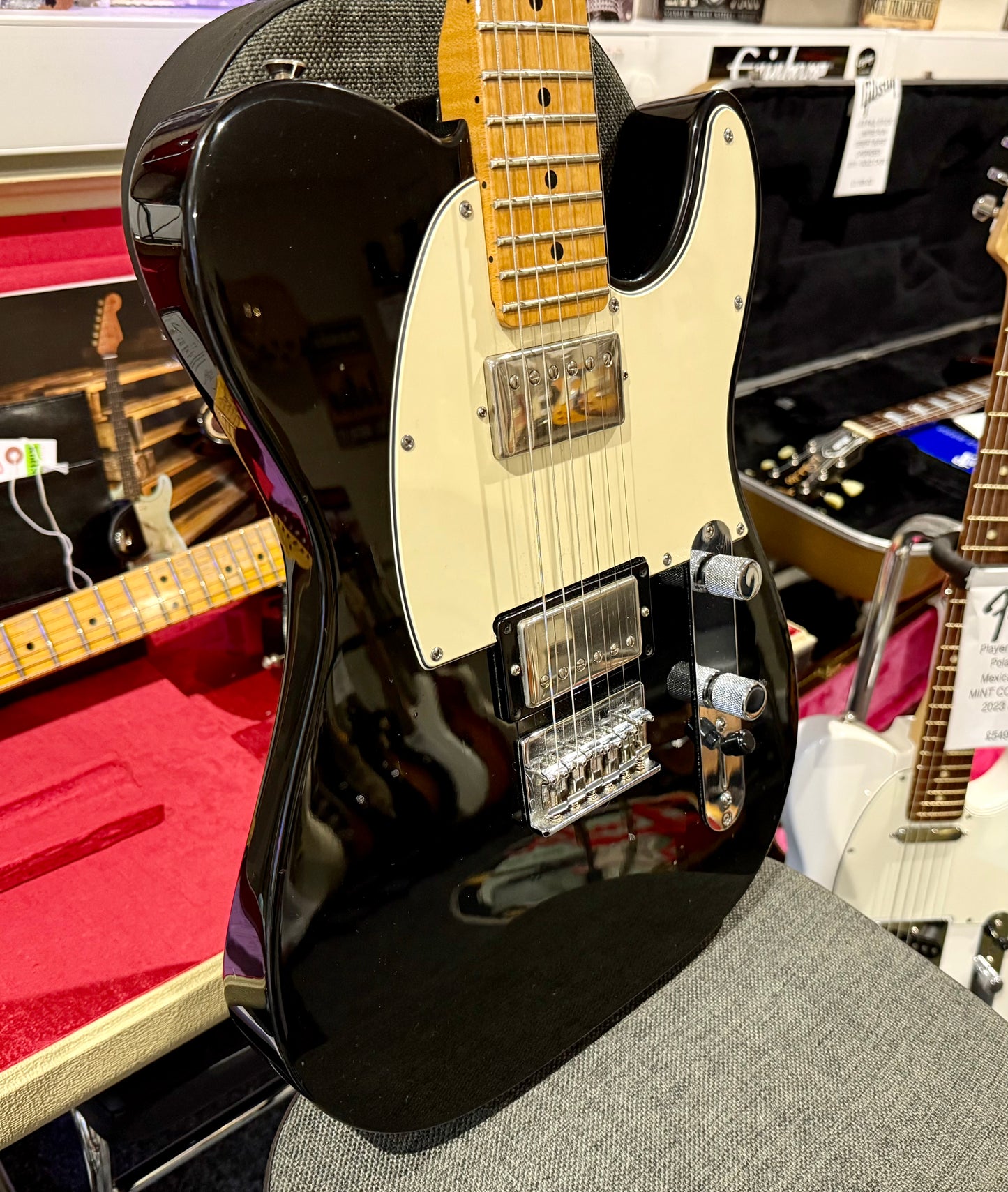๐2012๐ Fender Telecaster Blacktop HH Mexican Tele~ Humbuckers~ Gloss Black!