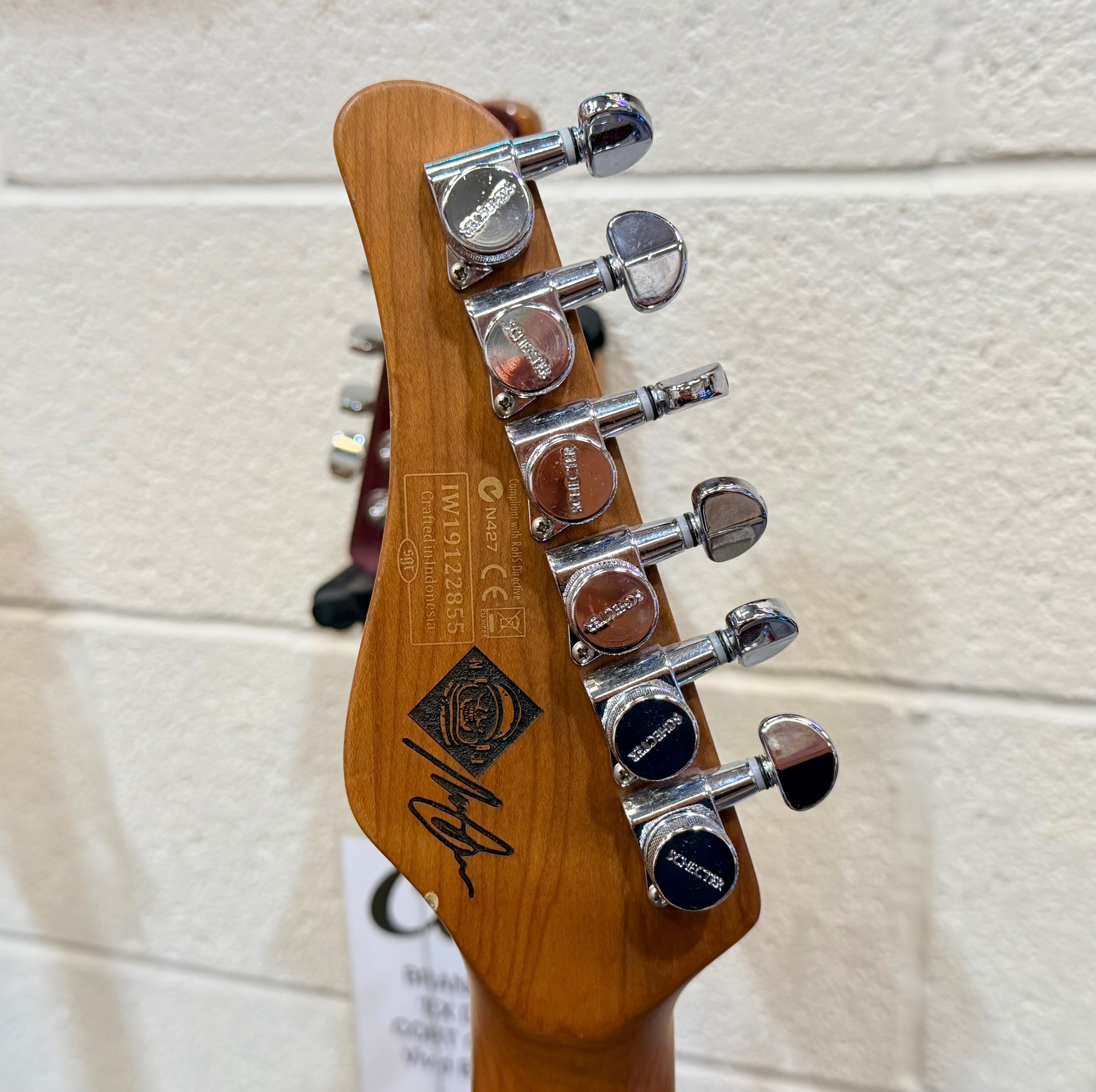 🔥2019🔥 Schecter Nick Johnson Traditional~ Atomic Frost~ Seymour Duncan Lil 59!