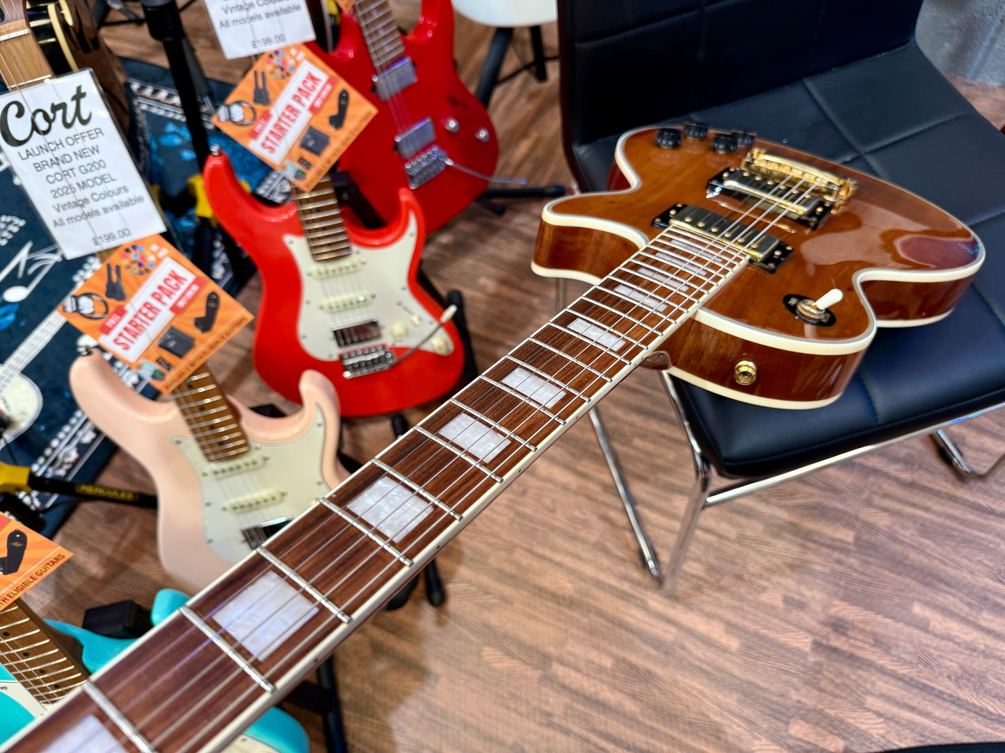 🔥2018🔥 Epiphone Les Paul Custom Pro KOA~ Split Coils + Case~ Ltd Edition!