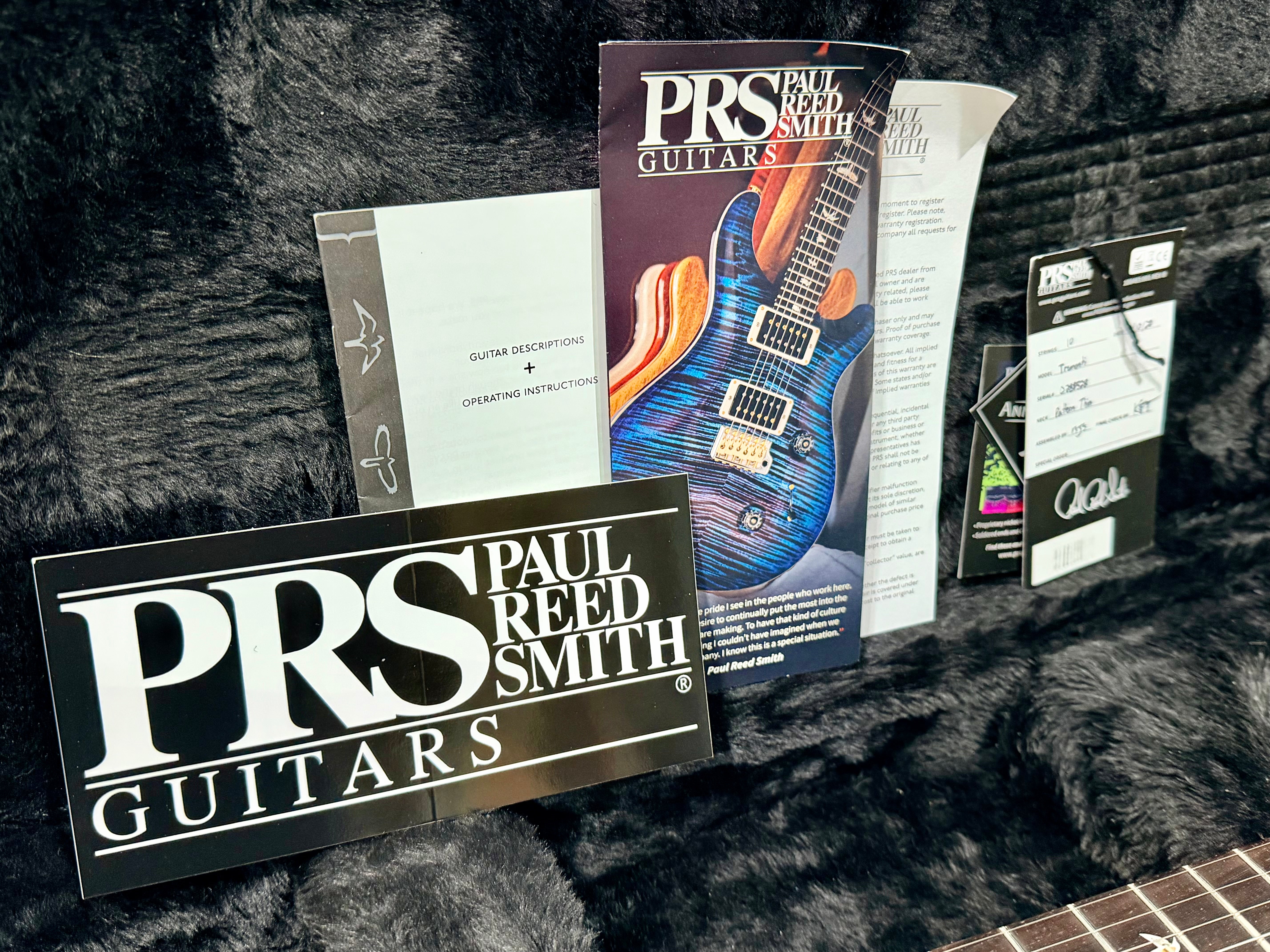 π₯2020π₯ PRS Mark Tremonti Signature USA Charcoal Contour Burst~ Case & Docs!