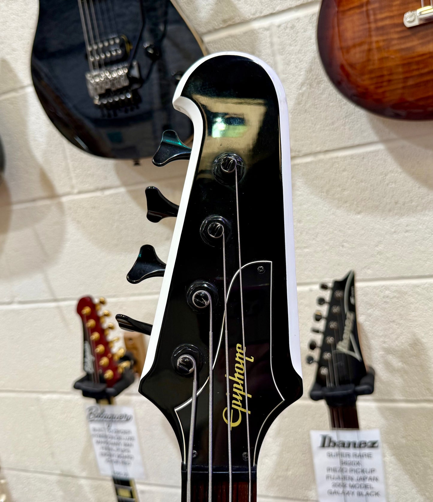 🔥RARE WHITE🔥 Epiphone Thunderbird T-Bird Bass~ Made In Korea~ 2007 Model!