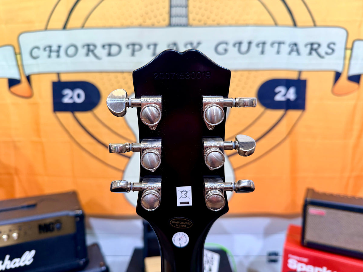 🔥2020🔥 Epiphone Les Paul Prophecy~ Aged Jet Black Metallic~ Fishman Pups~Ebony
