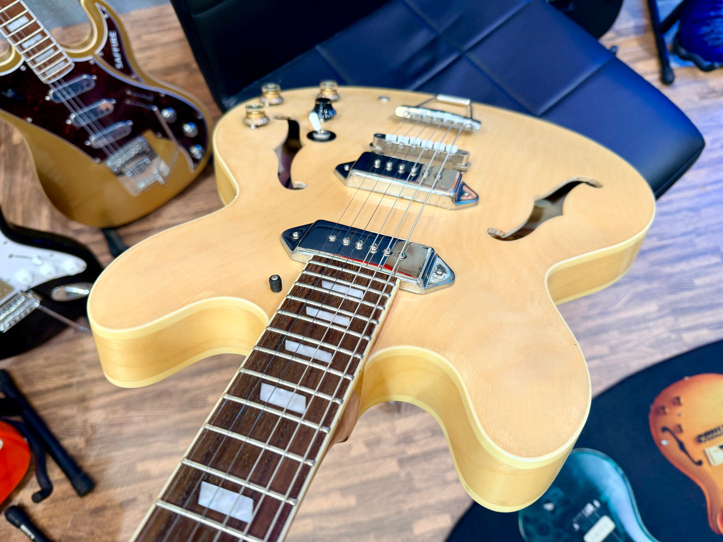 🌟JOHN LENNON SPEC🌟 Epiphone Casino Natural Hollowbody Guitar~ 2009 Model!