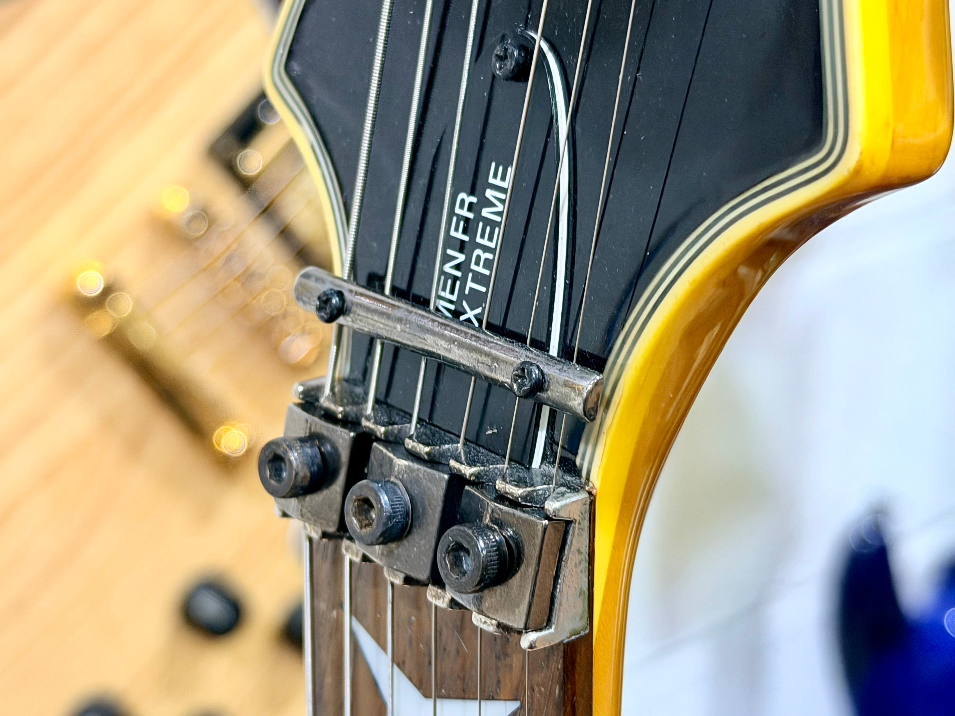 π₯2009π₯ Schecter Omen Extreme 6 FR~ Ocean Blue Burst~ Floyd Rose Model!