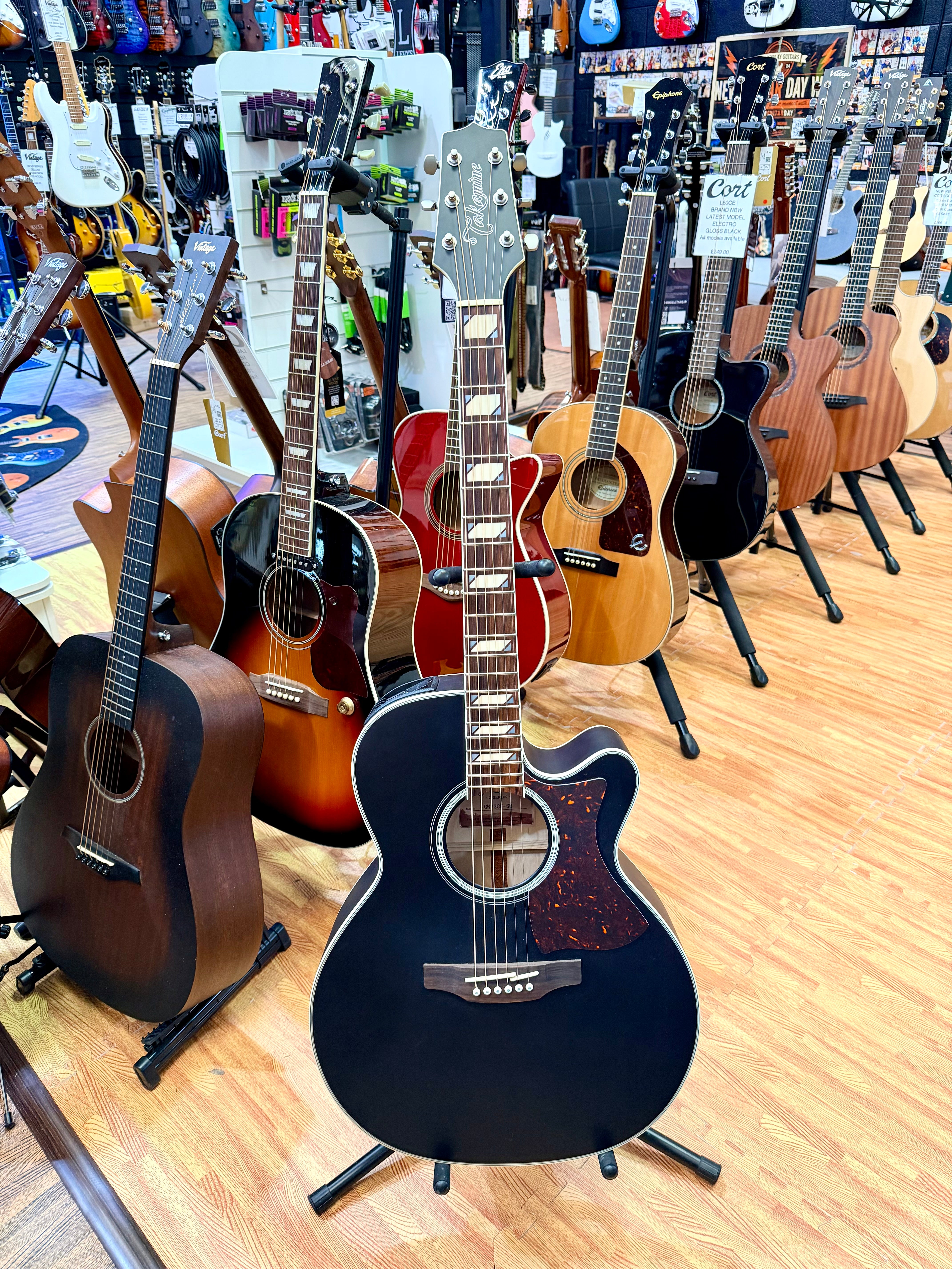 ✨MINT 2025⚡️ Takamine GN73CE SB Electro Acoustic Guitar~ Satin Black G Series!