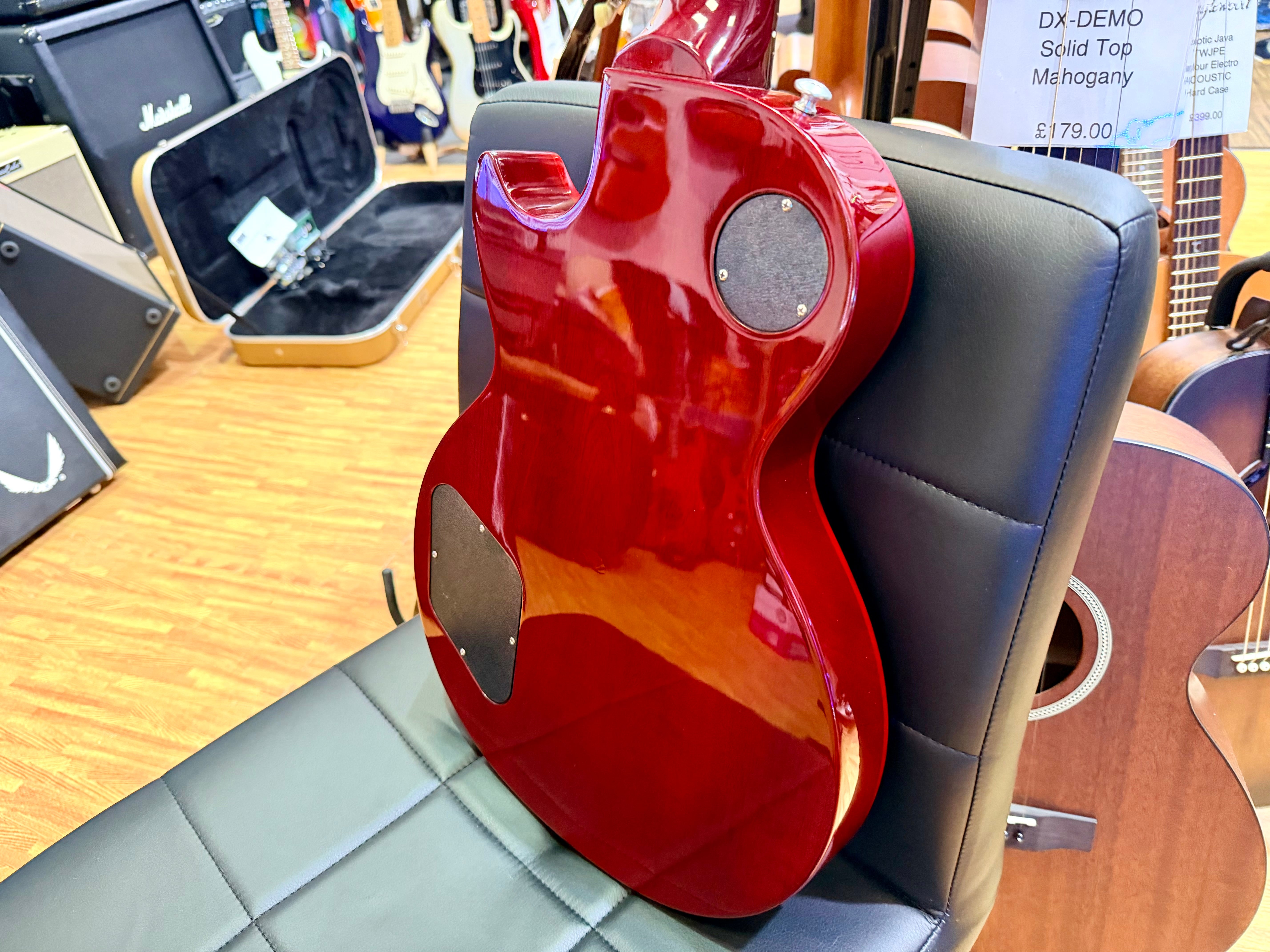 ✨2015✨ Gibson Les Paul Studio~ Wine Red Figured Top~ 100th Anniversary + Case!