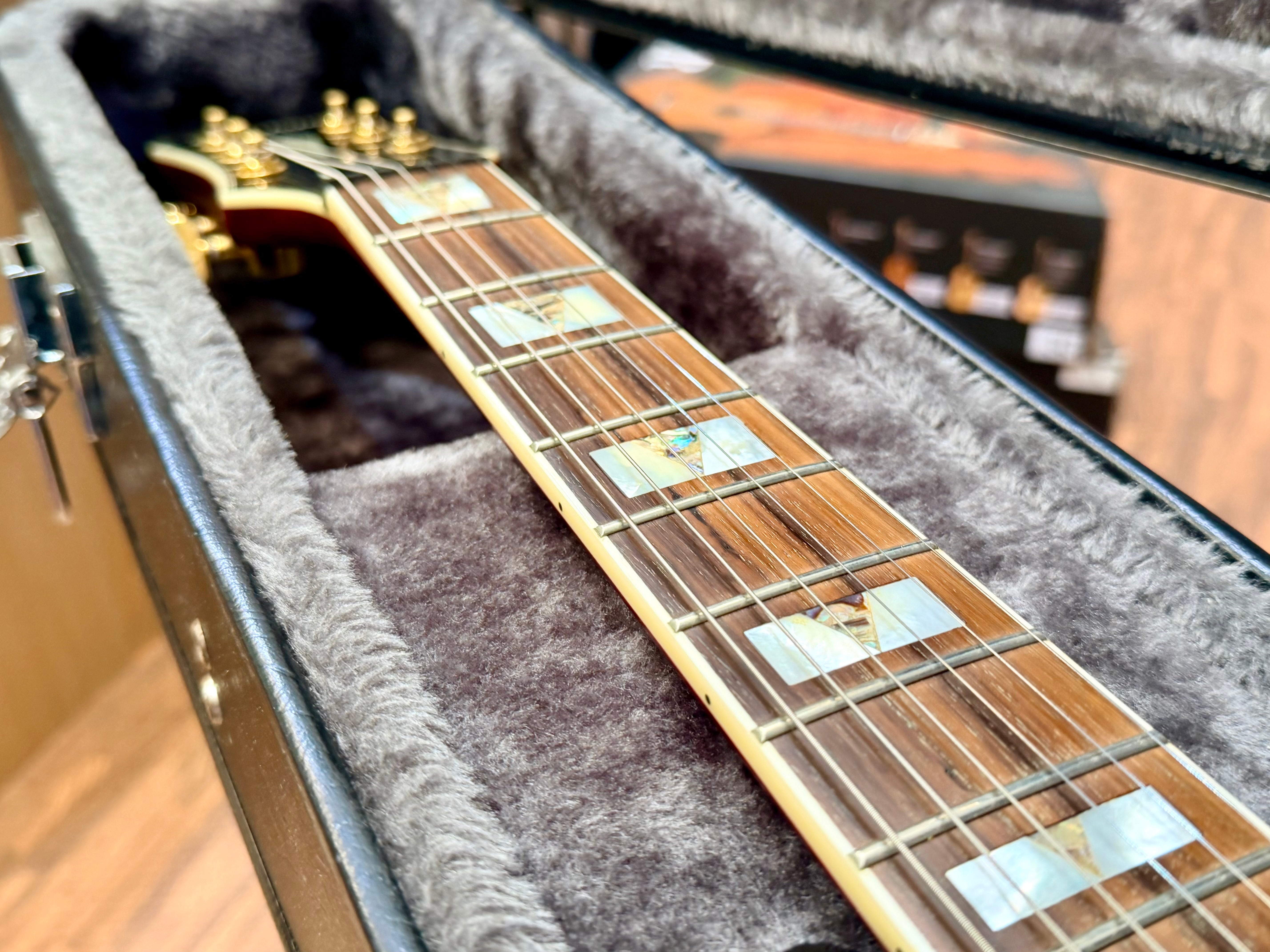 🔥GIBSON PICKUPS🔥 Epiphone Prophecy Les Paul Custom Plus GX~ Cherry Sunburst!