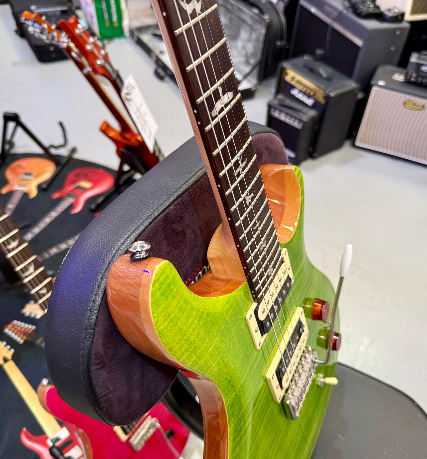 🌟STUNNING🌟 PRS SE Custom 24-08~ Eriza Verde~ With Gig Bag~ Coil Split~ WOW!