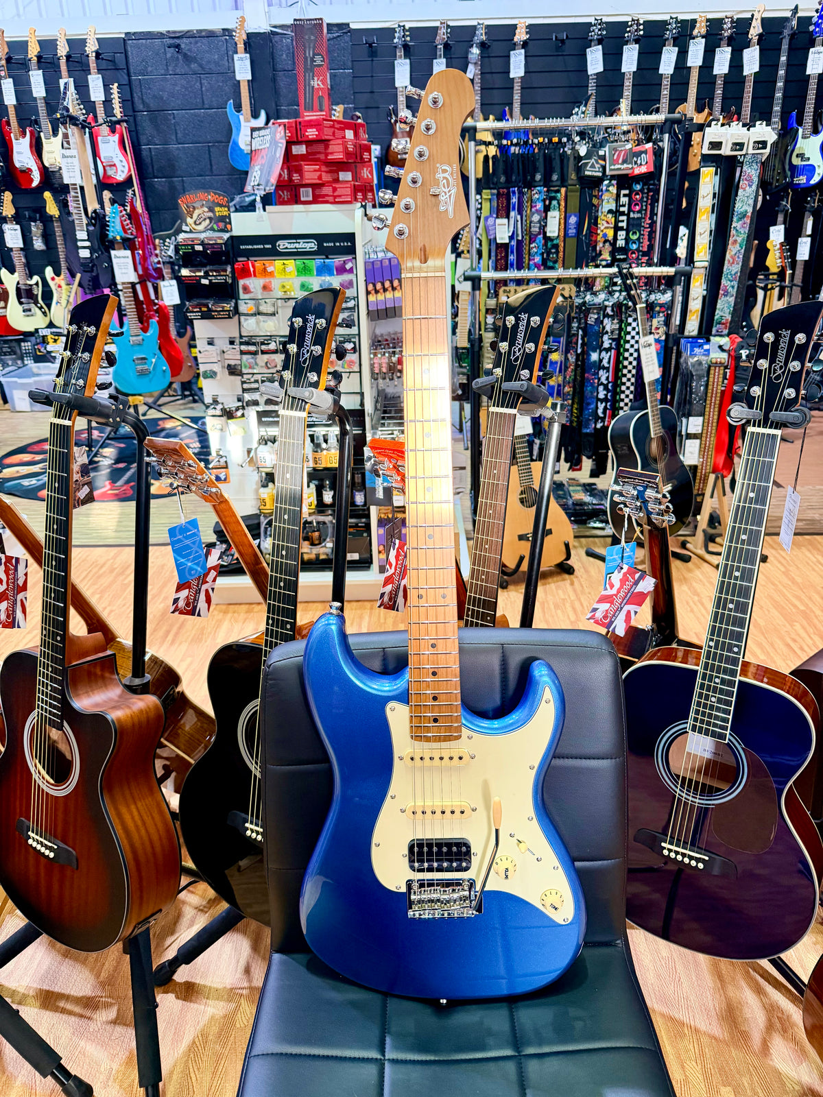 JET JS-400 HSS Electric Guitar~ Lake Placid Blue~ Strat~ 2026