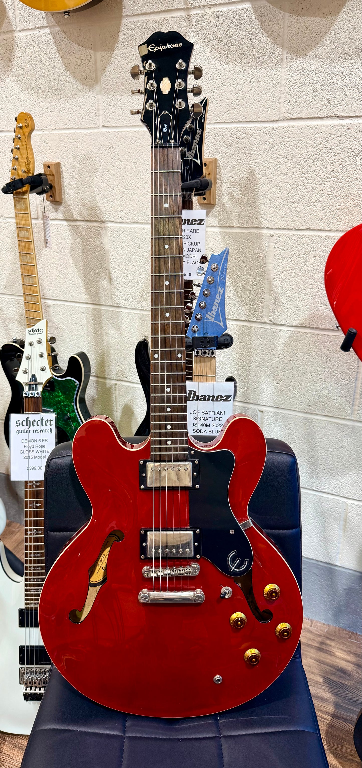 ๐2012๐ Epiphone ES-335 Dot CH~ Cherry Red~ Hollow-Body!