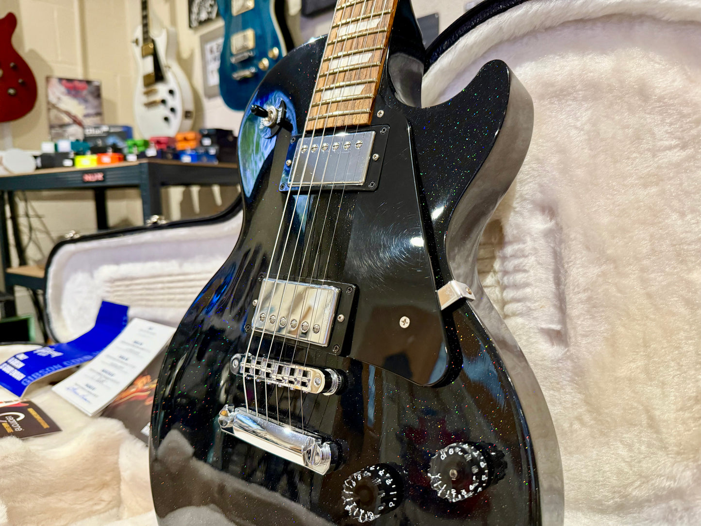 ✨120th ANNIVERSARY ✨ Gibson Les Paul Studio Pro Graphite Pearl Sparkle~USA 2014