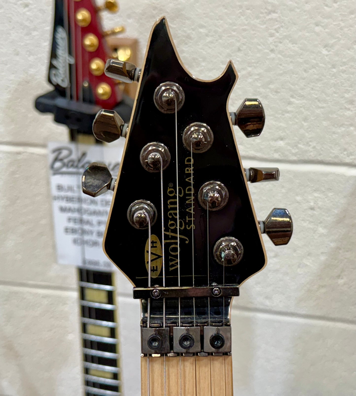 ๐ธ2014๐ธ EVH Wolfgang Standard~ Quilted Trans Black Guitar~ Van Halen~ Floyd Rose