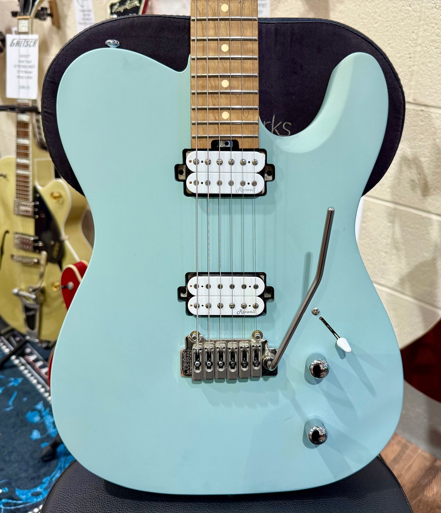 🔥MINT🔥 Harley Benton Fusion-T Pro Series Telecaster HH~ Roasted Maple + CASE!