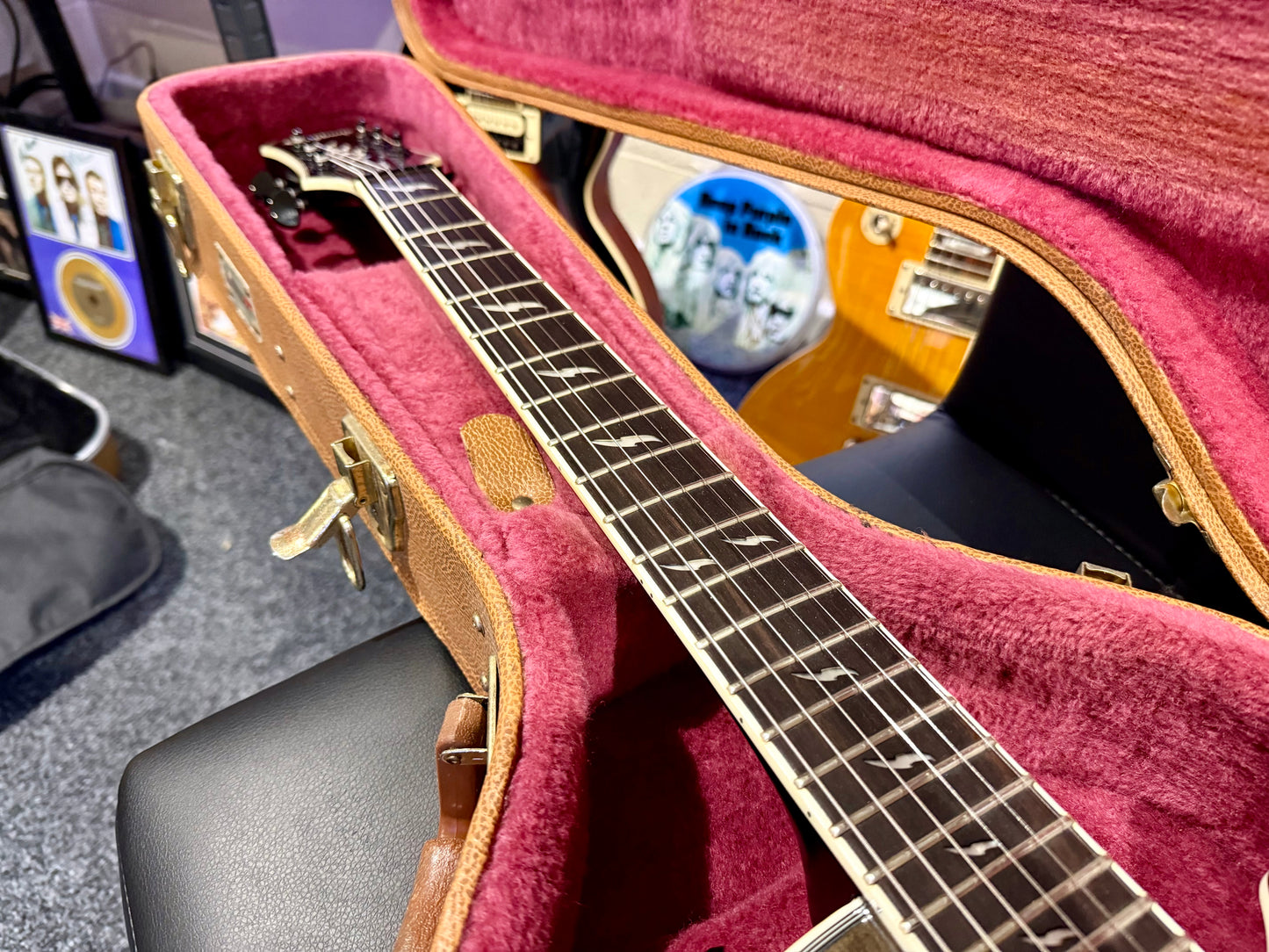 🔥2008🔥 Epiphone Les Paul Custom Prophecy EX~ Midnight Ebony~ EMG’s + Case!