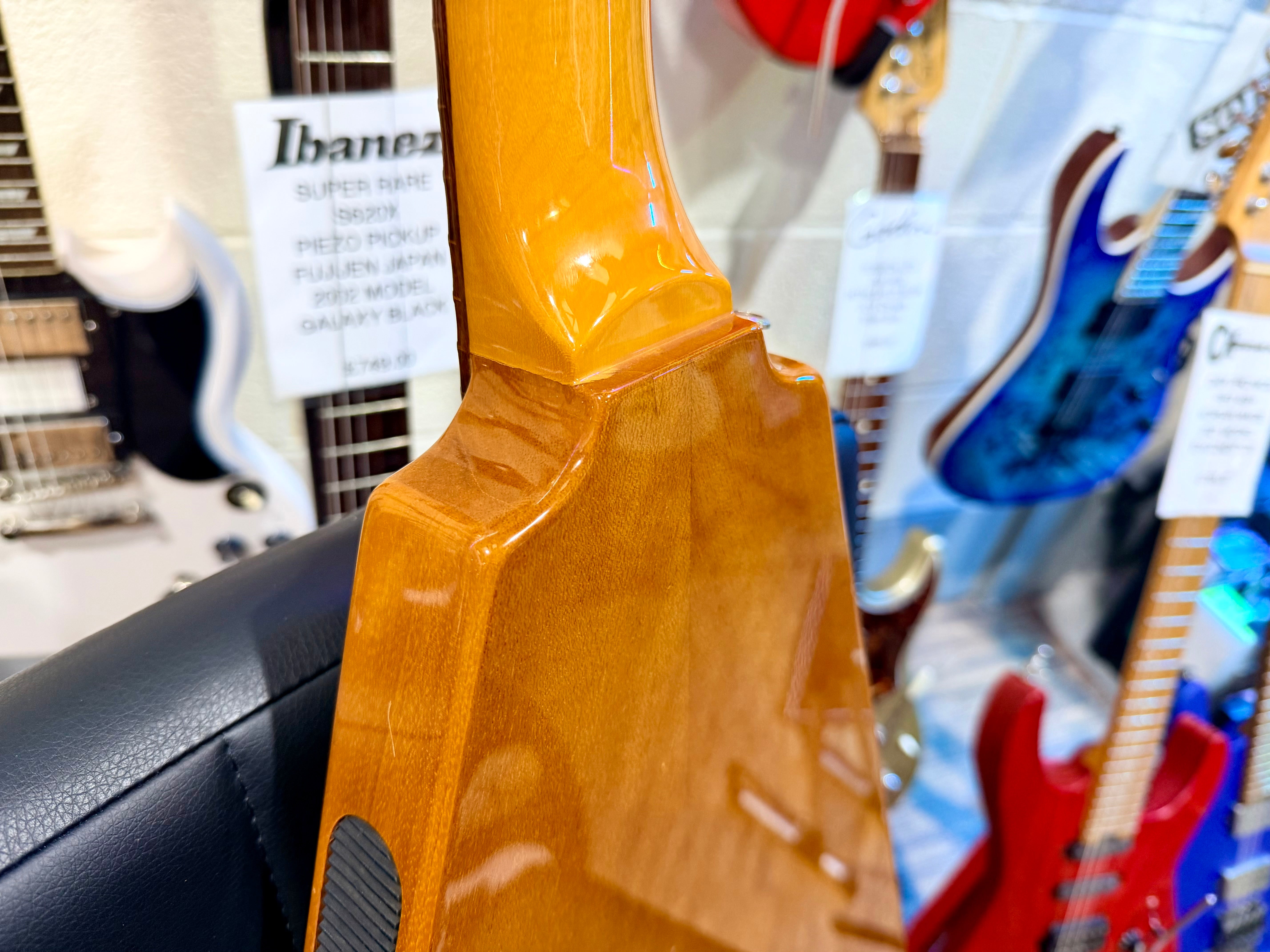 🔥2003 RARE🔥 Epiphone Korina Flying V ’58 Reissue~ Unsung Korea + Flight Case!