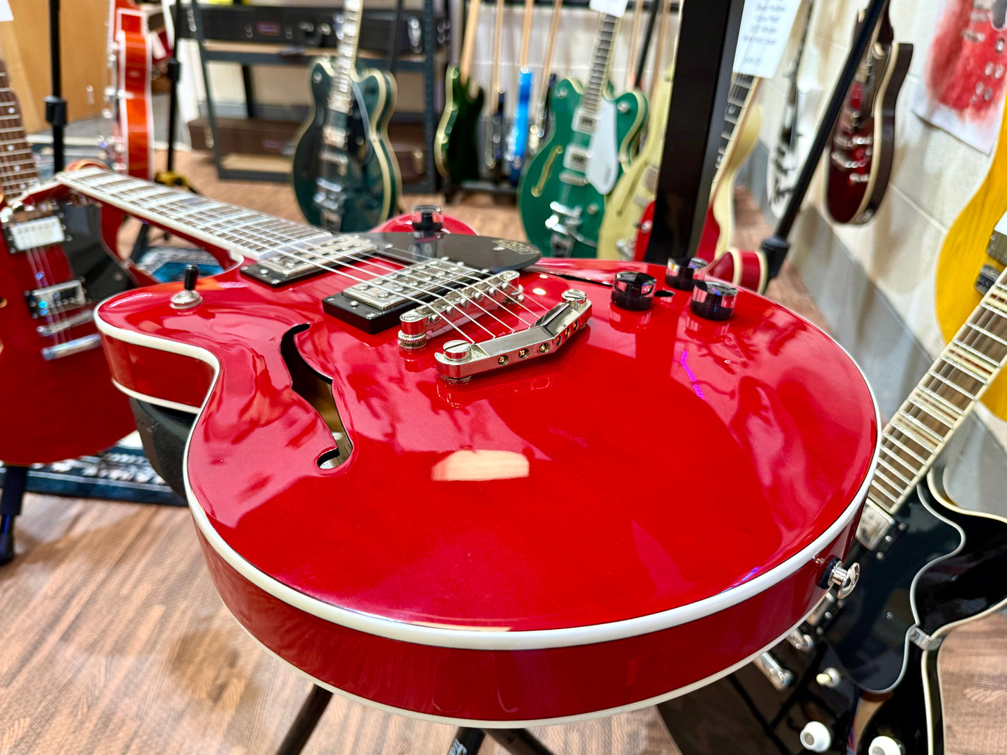 π2017π Gretsch G2655 FS Flagstaff Red Semi-Hollow~Centre Block Electric Guitar