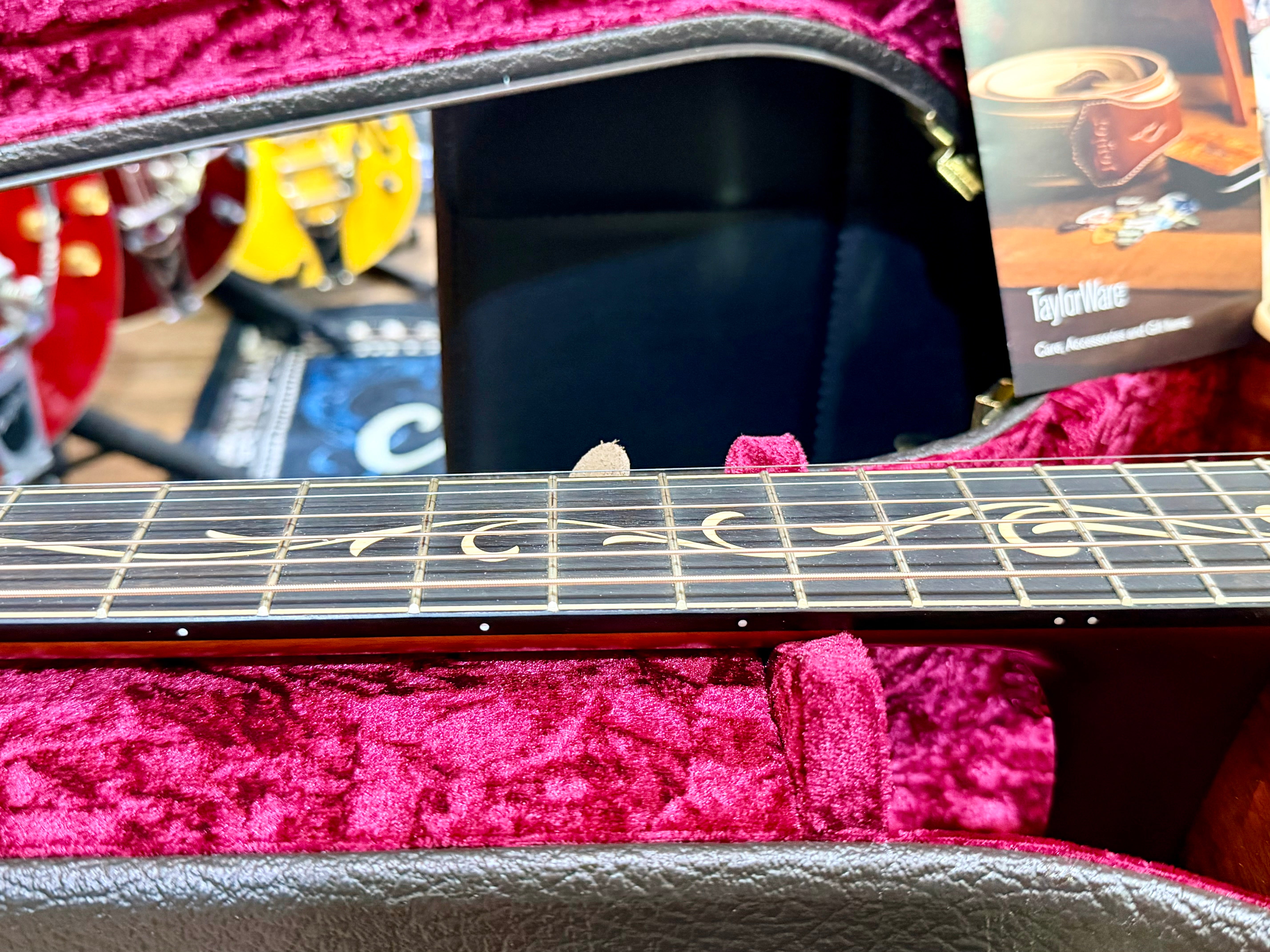 🔥HAWAIIAN KOA🔥 2022 Taylor K24ce~ V-Class~ Shaded Edgeburst~ USA + Hard Case!