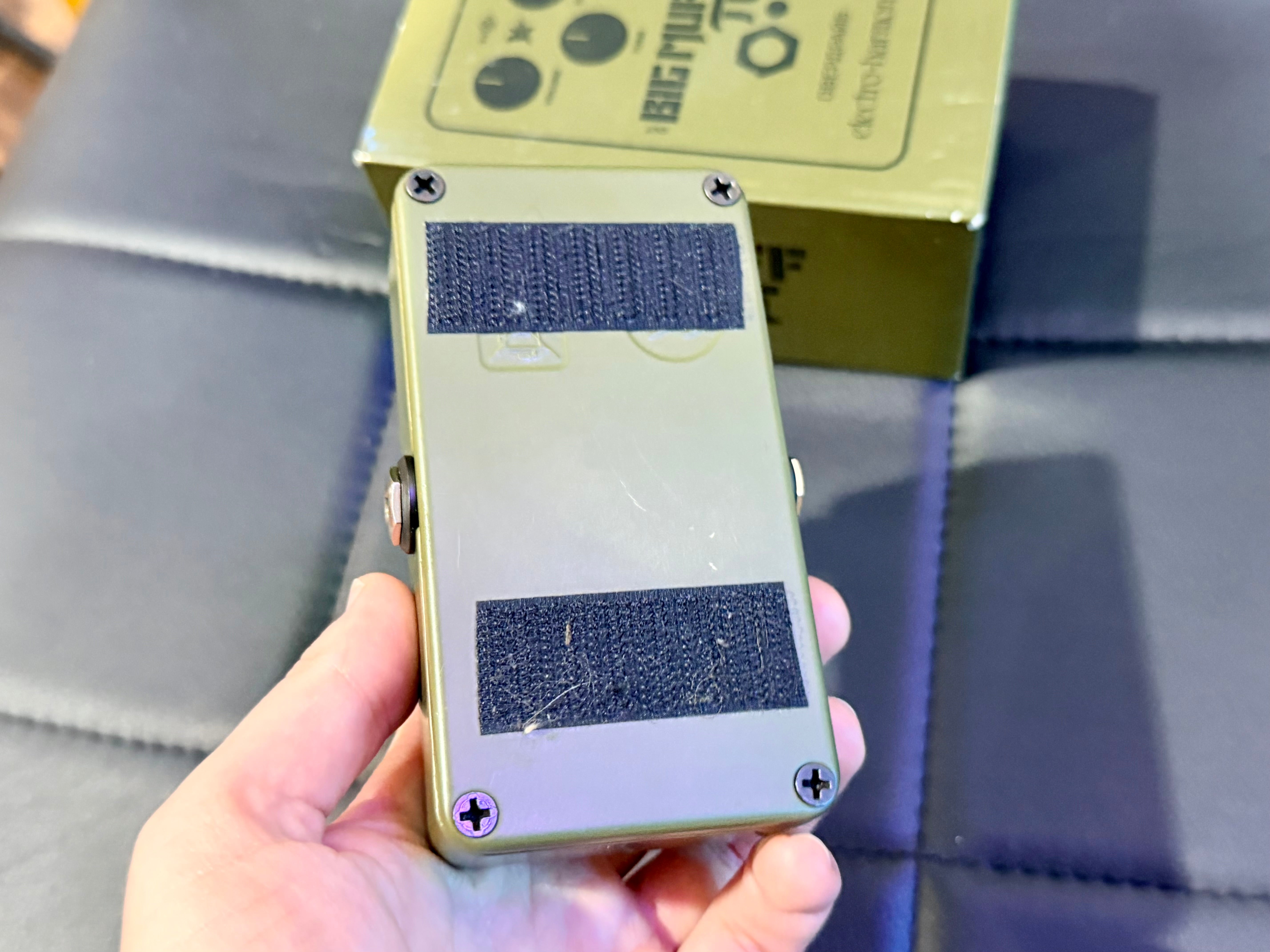 🎸 Electro Harmonix EHX Big Muff~ Green Russian Fuzz Pedal~ Boxed 🎸