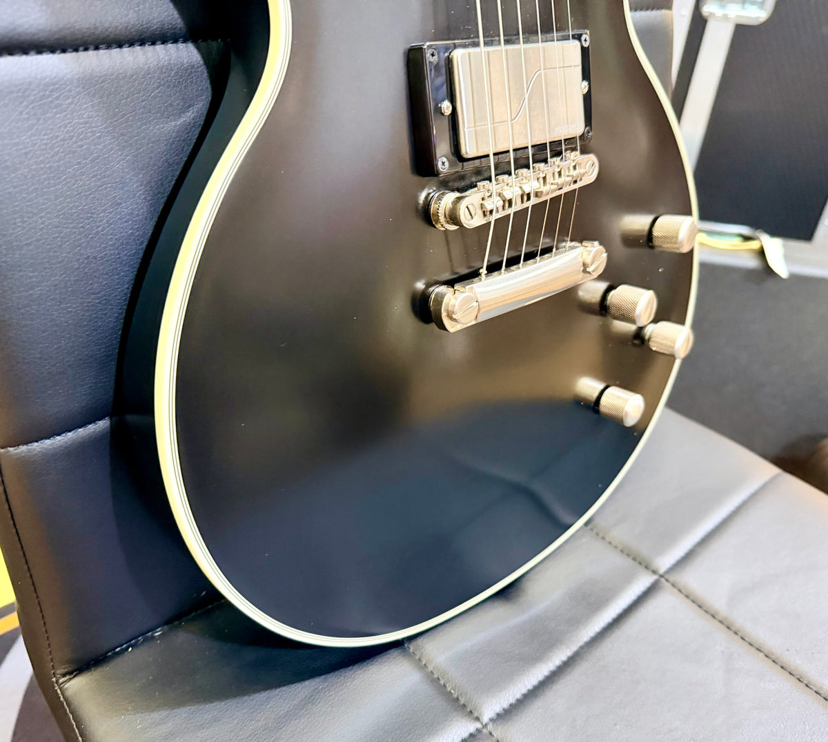 🔥2020🔥 Epiphone Les Paul Prophecy~ Aged Jet Black Metallic~ Fishman Pups~Ebony