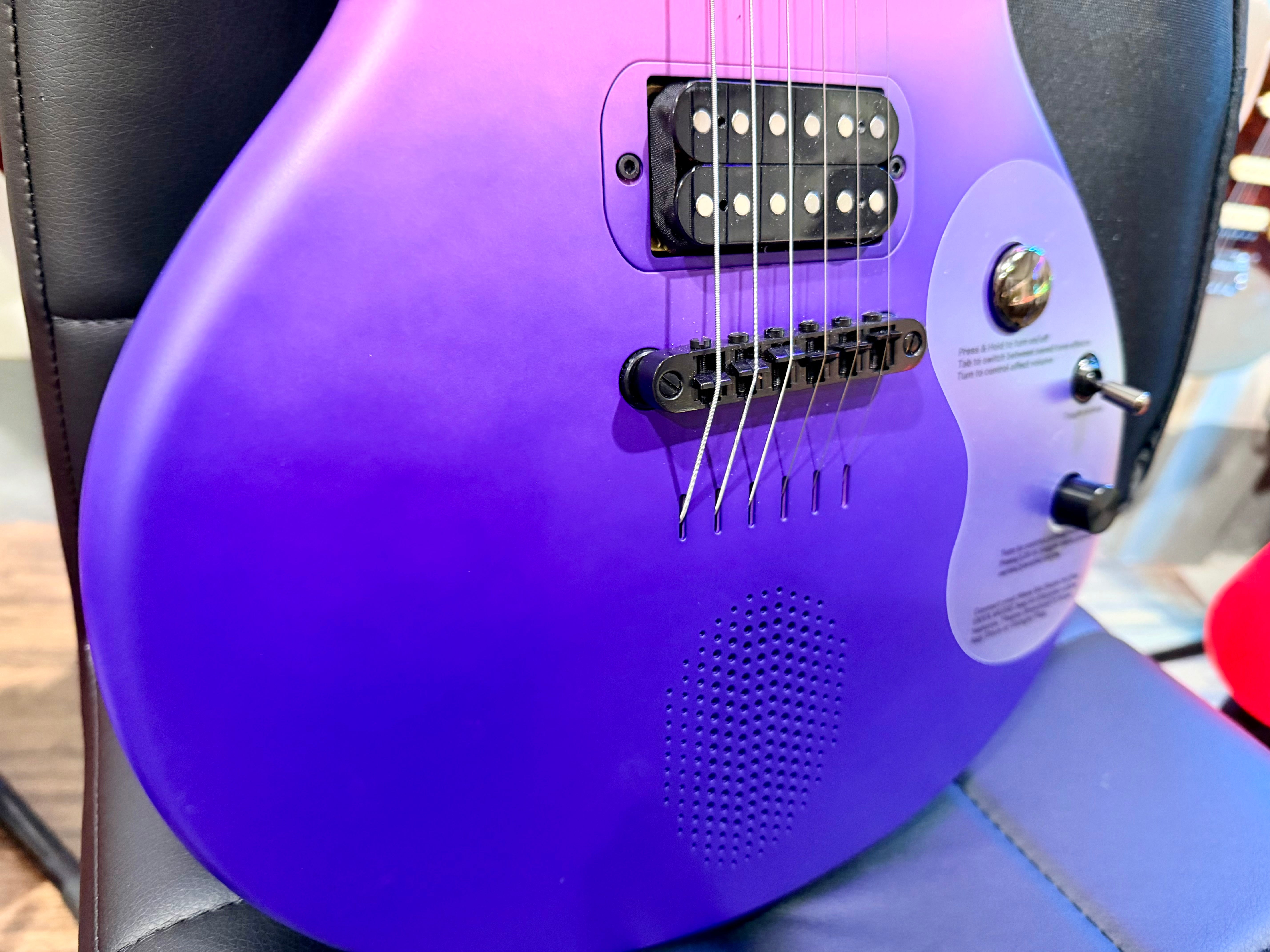 🔥 Enya Nova Go Sonic~ Cosmic Purple~ Smart Electric Guitar~Speaker & FX + Bag 🔥