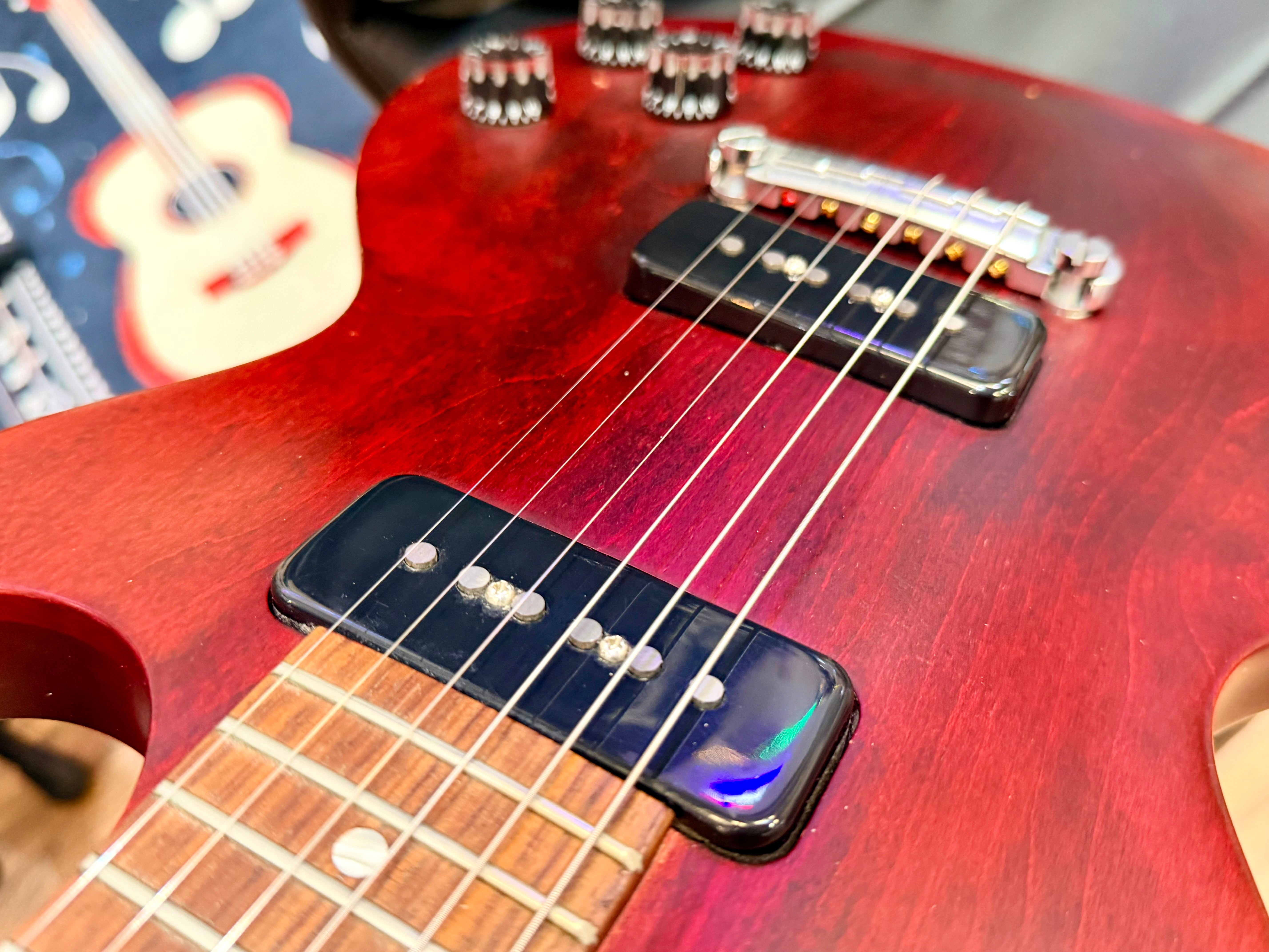 🔥2014🔥 Gibson Les Paul Melody Maker 120th Anniversary~ Worn Cherry~ P90s + Bag