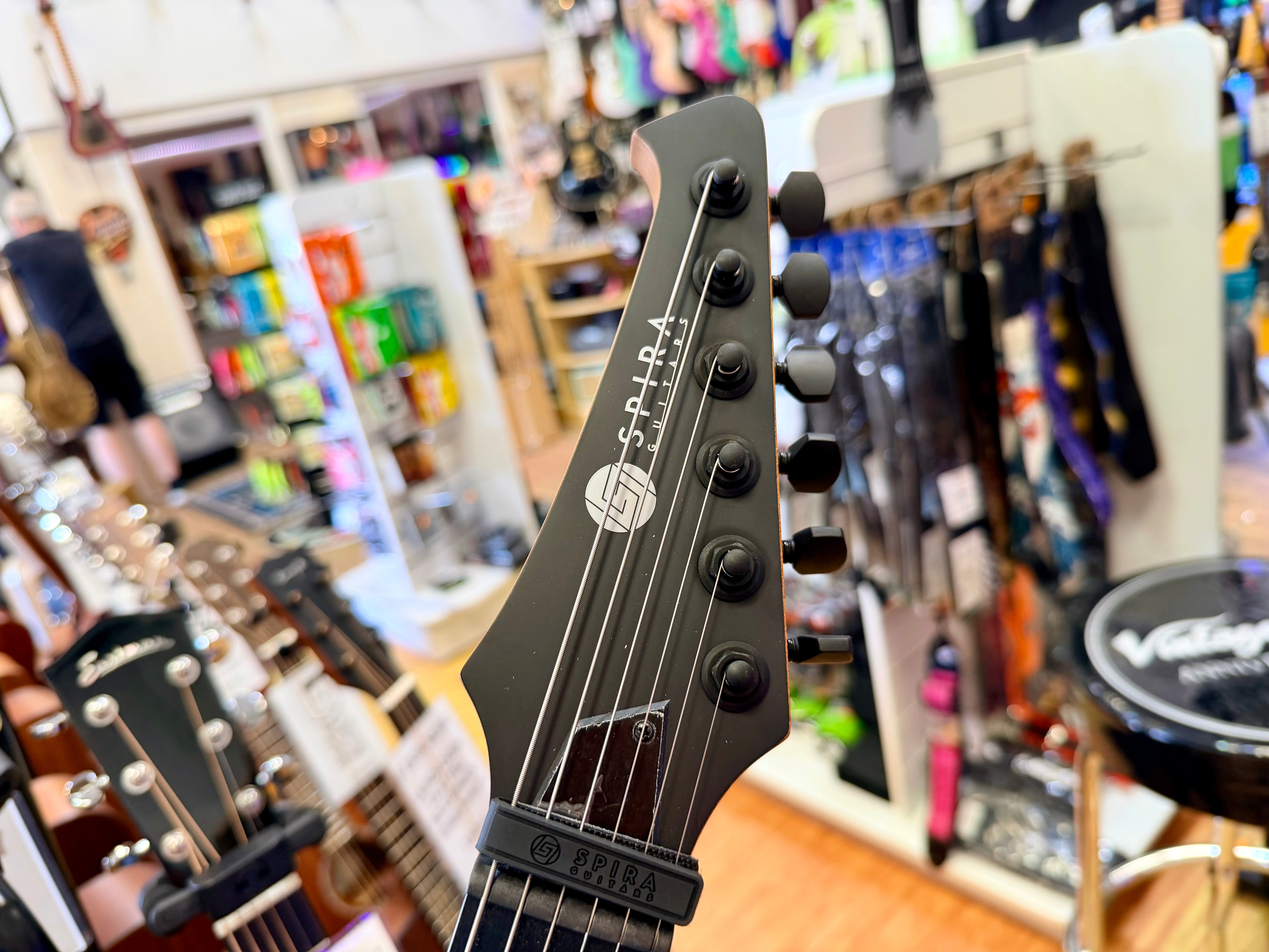 ⚡️NEW⚡️ Spira X-400 Satin White Offset Explorer Electric Guitar HH~ Roasted Neck