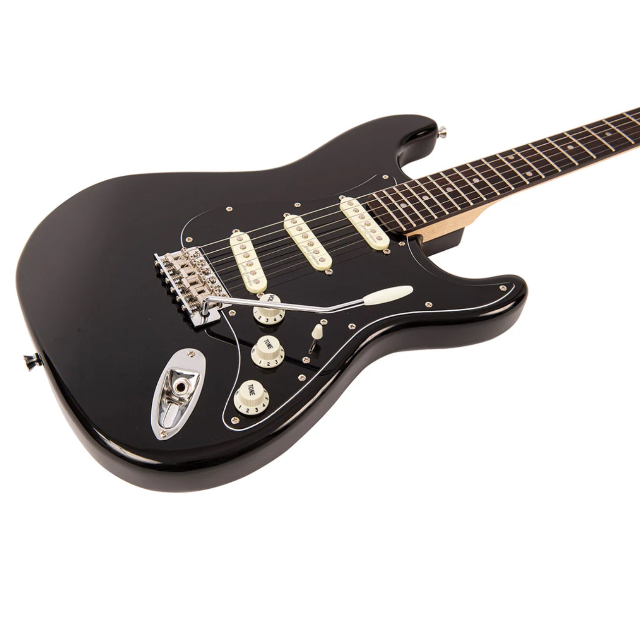 Vintage V60 Coaster Series Electric Guitar ~ Boulevard Black