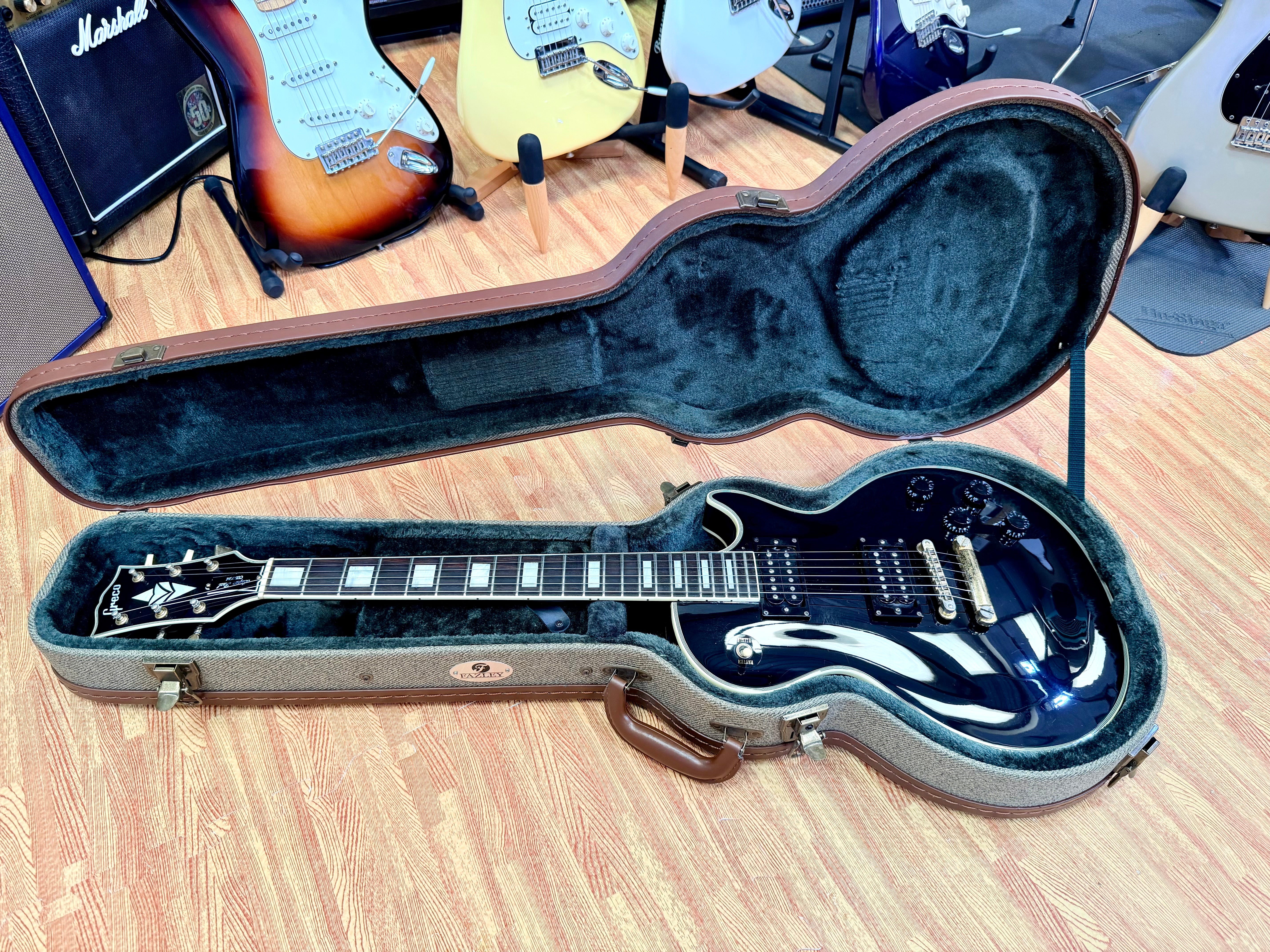 🇯🇵 1982 🇯🇵 Greco EGC68-50 Mint Collection Les Paul Custom~ Ebony~ Japan Import