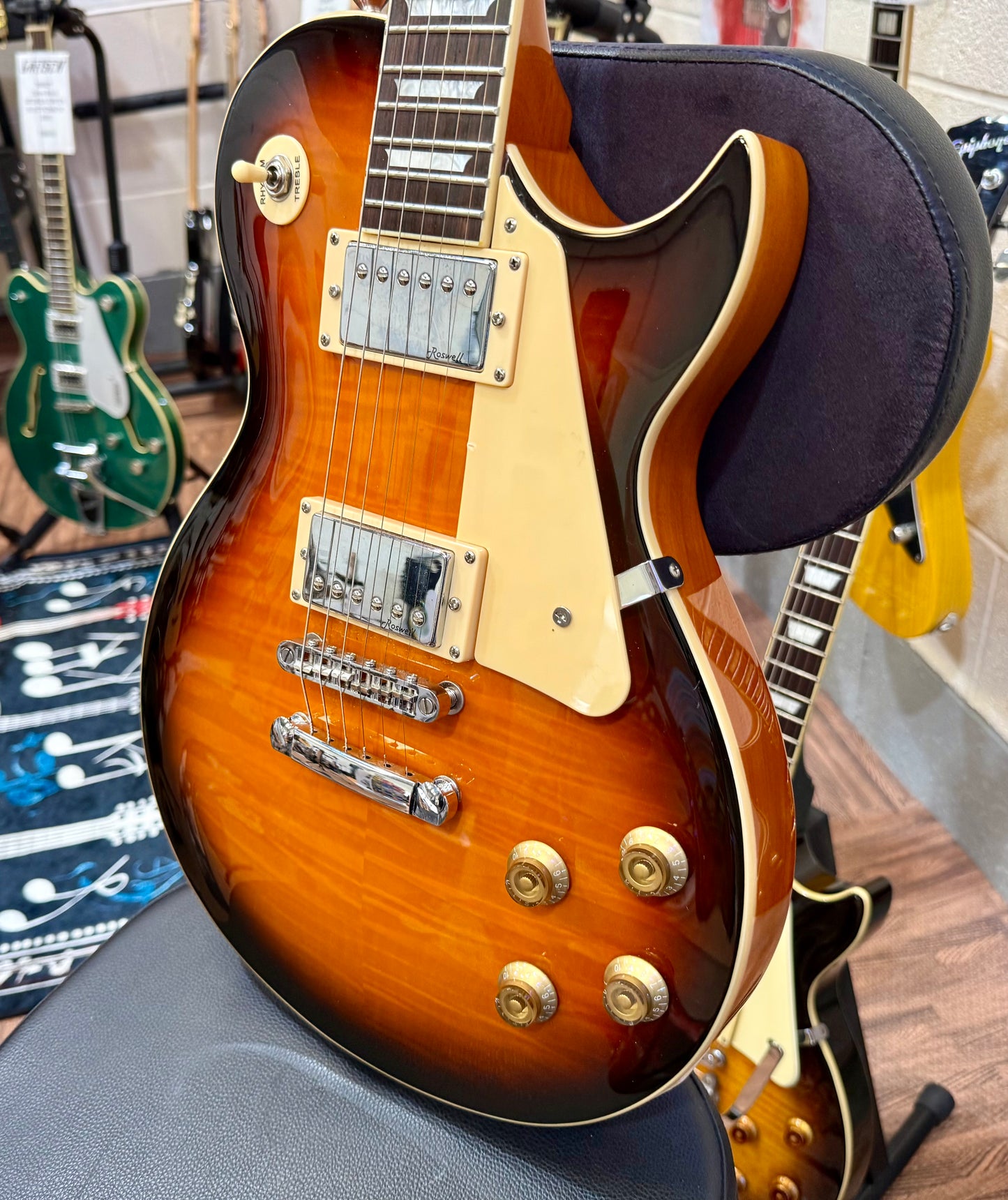 ☀️VINTAGE SUNBURST☀️ Harley Benton SC-450 Deluxe Les Paul~ Electric Guitar!